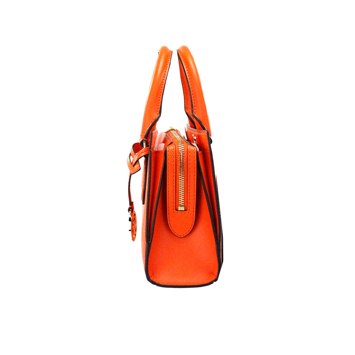 Michael Kors Sheila Small Poppy Vegan Leather Center Zip Satchel Purse Bag - DEA STILOSA MILANO