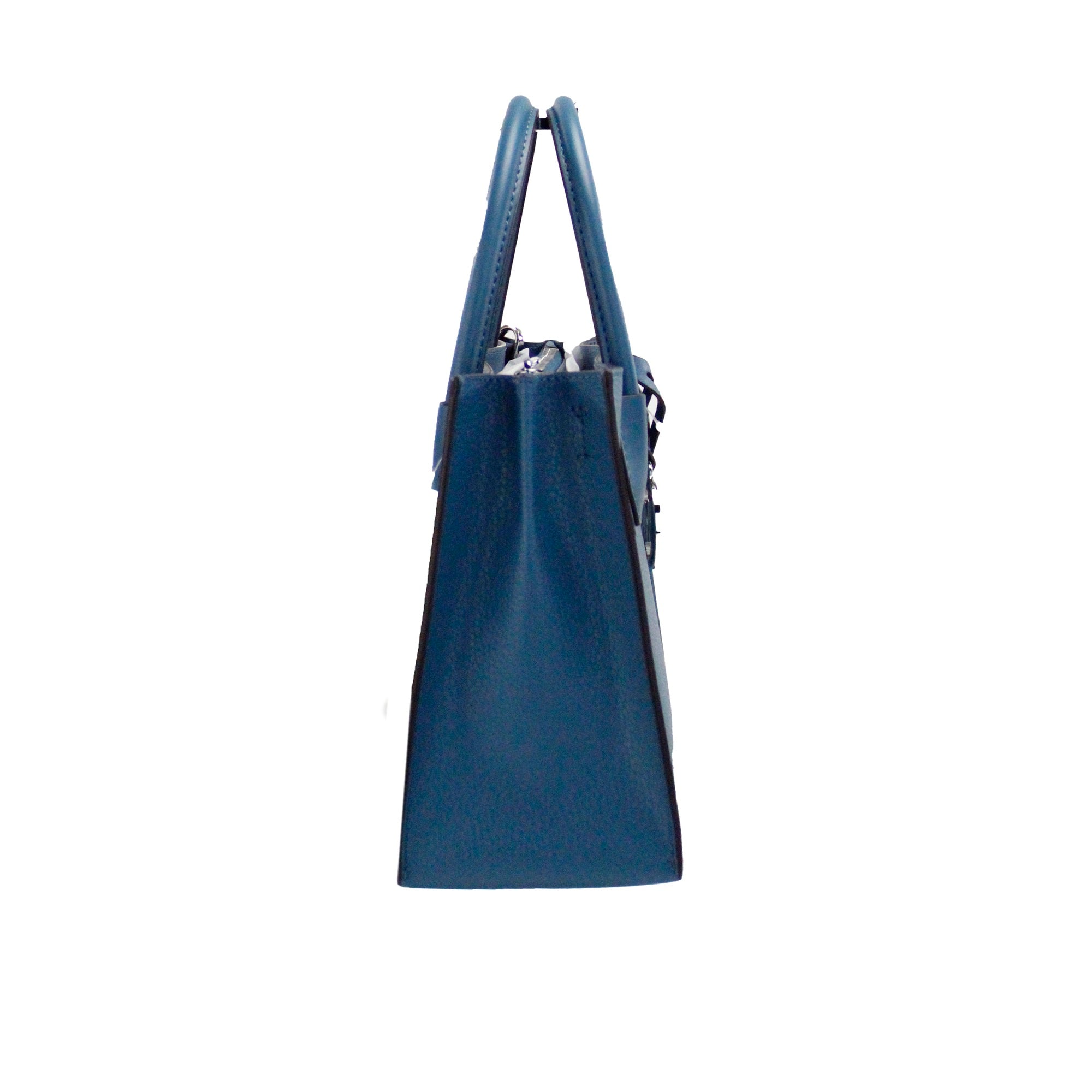 Michael Kors Mercer Medium Teal Pebble Leather Messenger Crossbody Bag - DEA STILOSA MILANO