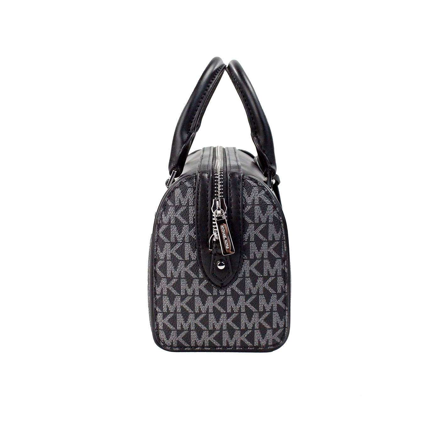 Michael Kors Travel XS Black Silver Signature PVC Duffle Crossbody Bag Purse - DEA STILOSA MILANO