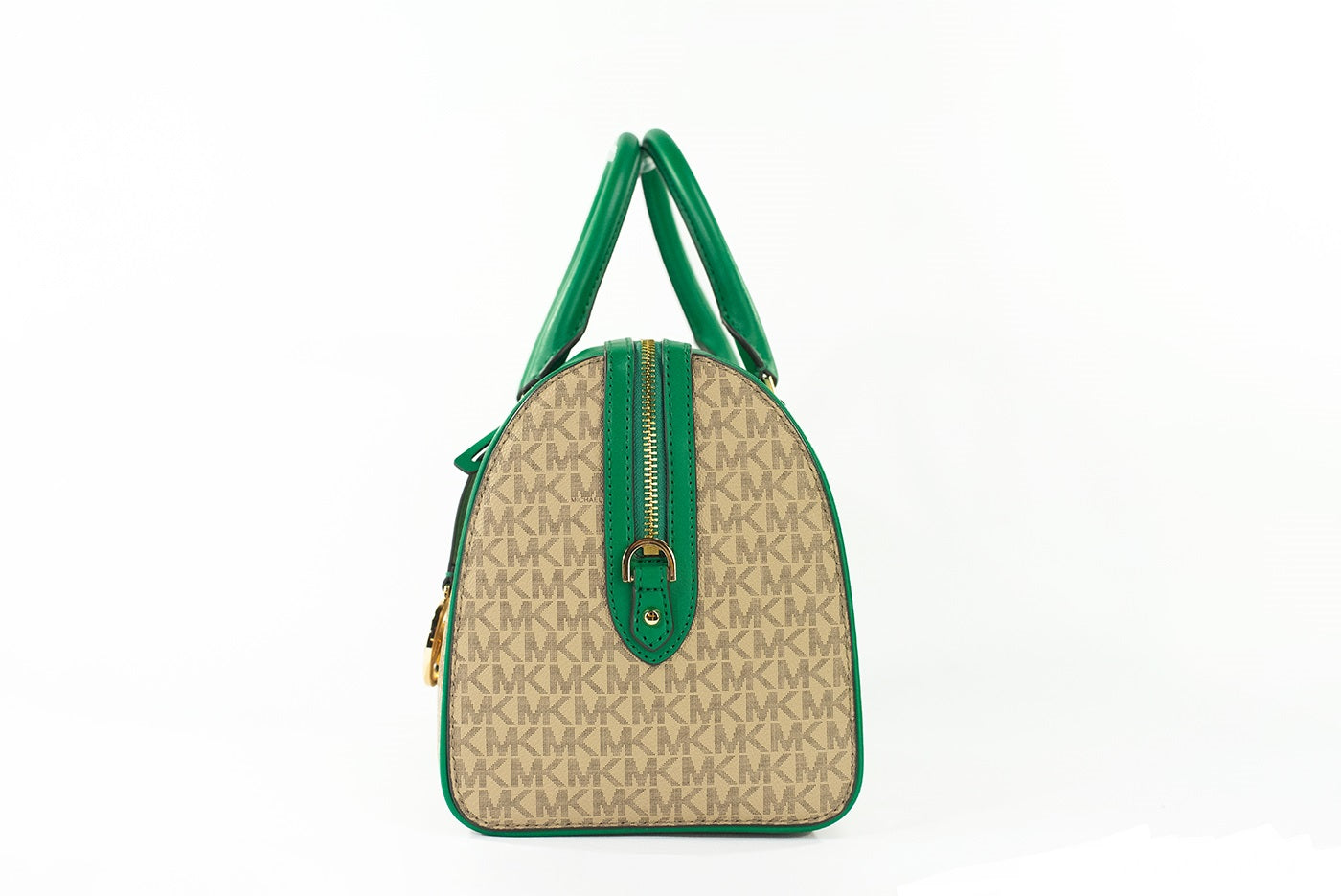 Michael Kors Travel Medium Palmetto Green Signature Duffle Crossbody Bag Purse - DEA STILOSA MILANO