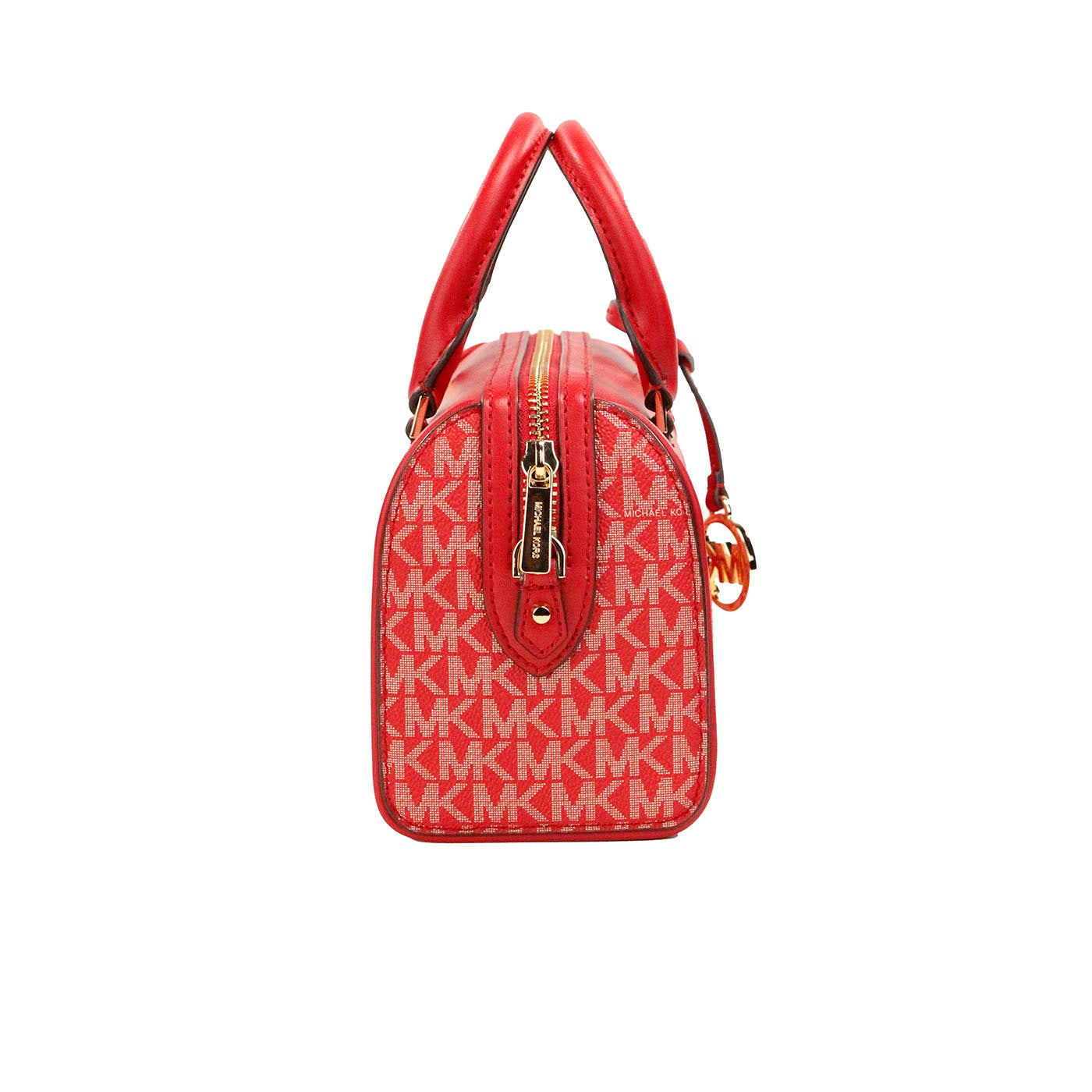 Michael Kors Travel XS Bright Red Signature PVC Duffle Crossbody Bag Purse - DEA STILOSA MILANO