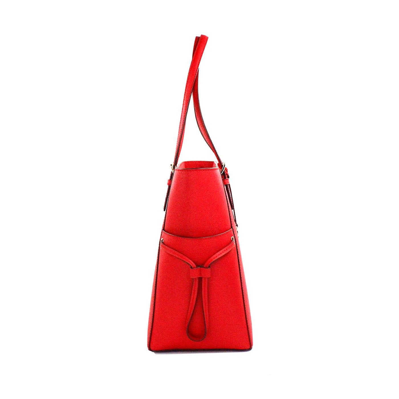 Michael Kors Gilly Large Bright Red Leather Drawstring Travel Tote Bag Purse - DEA STILOSA MILANO