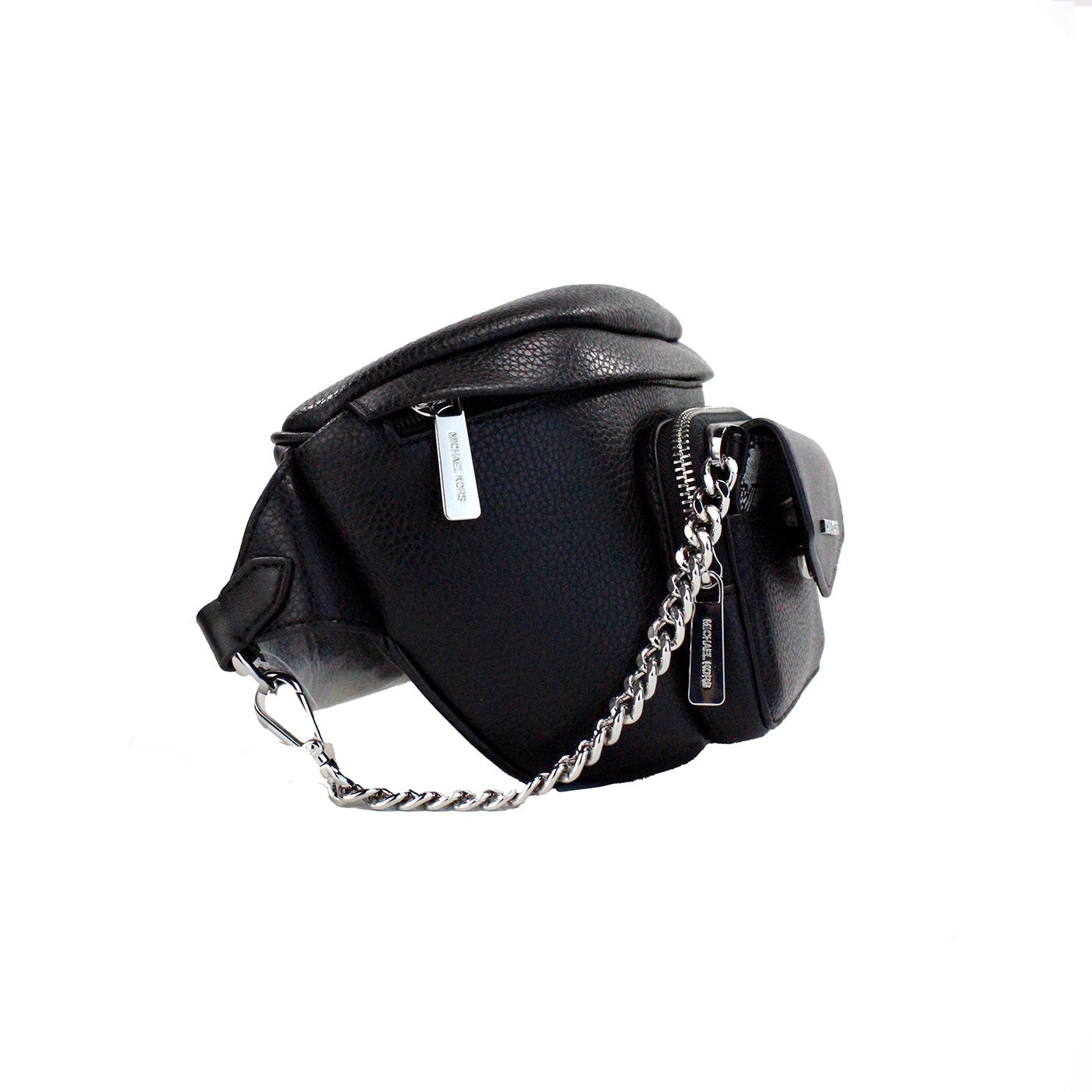 Michael Kors Maisie Large Black 2-n-1 Waistpack Card Case Fanny Pack Bag - DEA STILOSA MILANO