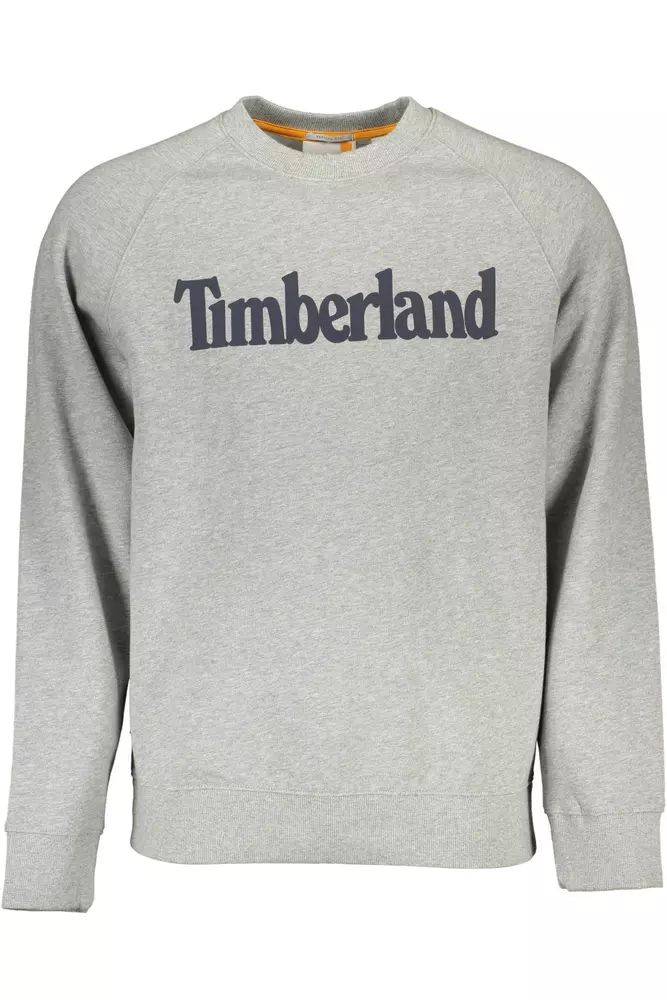 Timberland Gray Cotton Sweater - DEA STILOSA MILANO