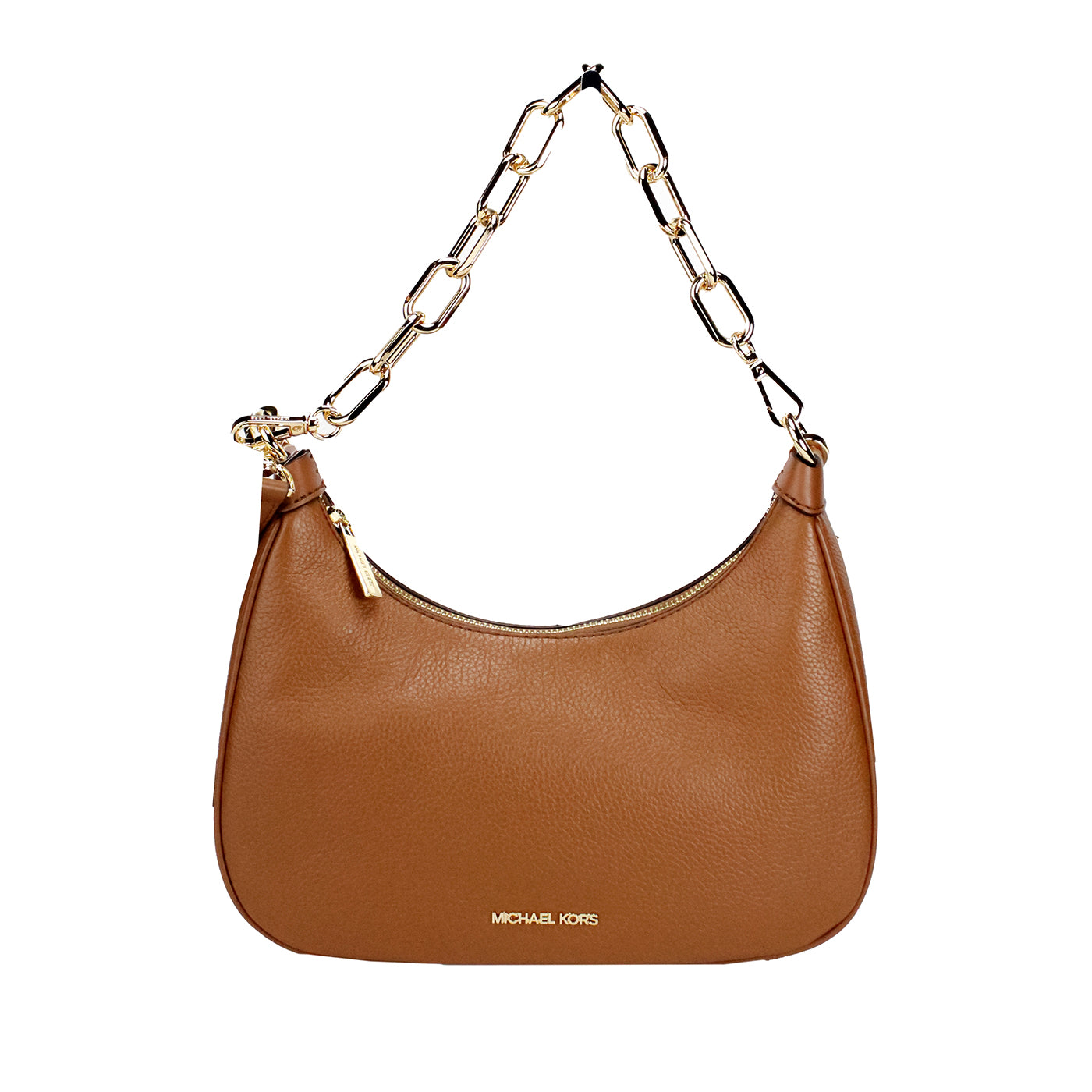 Michael Kors Cora Large Luggage Zip Pouchette Chain Shoulder Crossbody Bag - DEA STILOSA MILANO