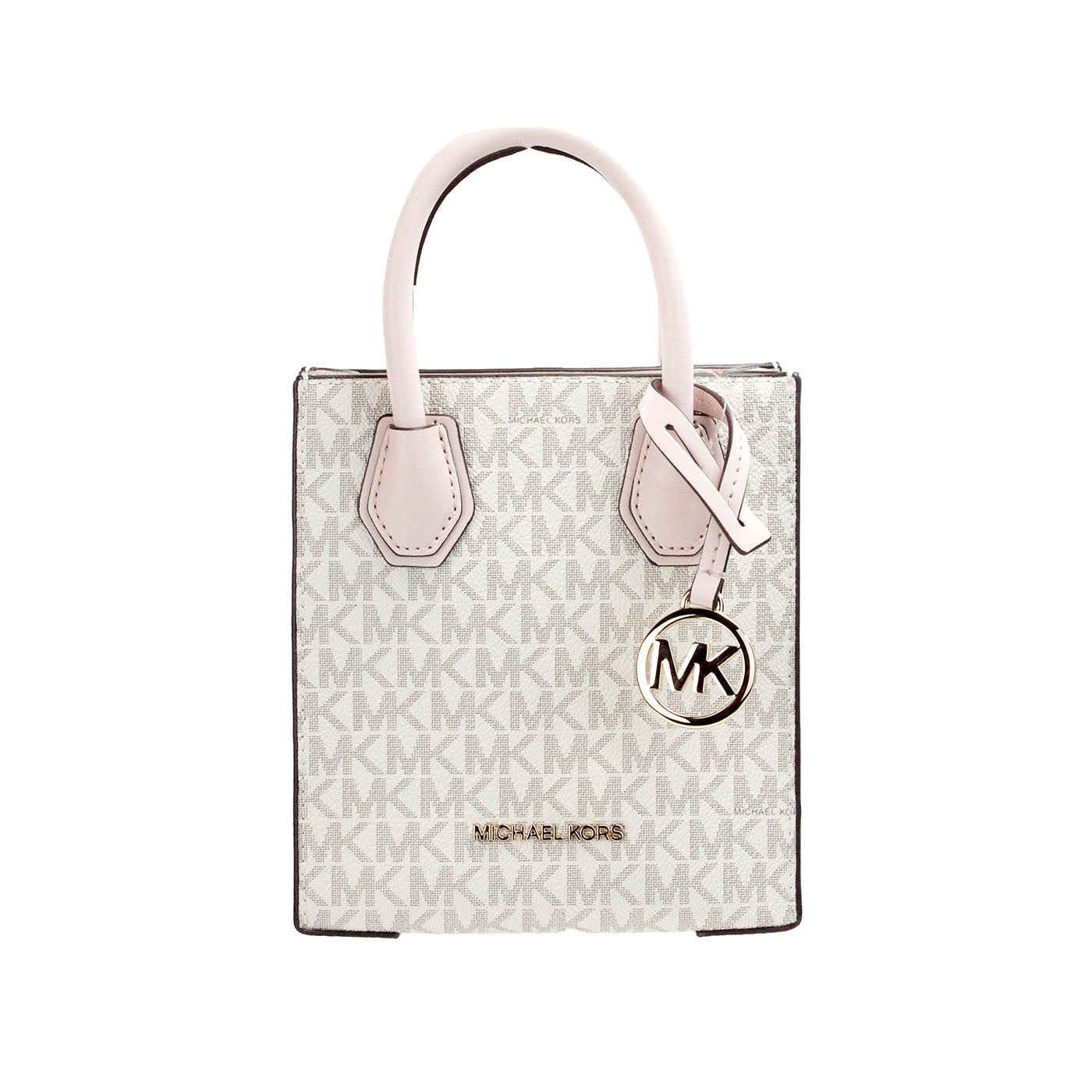 Michael Kors Mercer XS Powder Blush PVC North South Shopper Crossbody Bag - DEA STILOSA MILANO