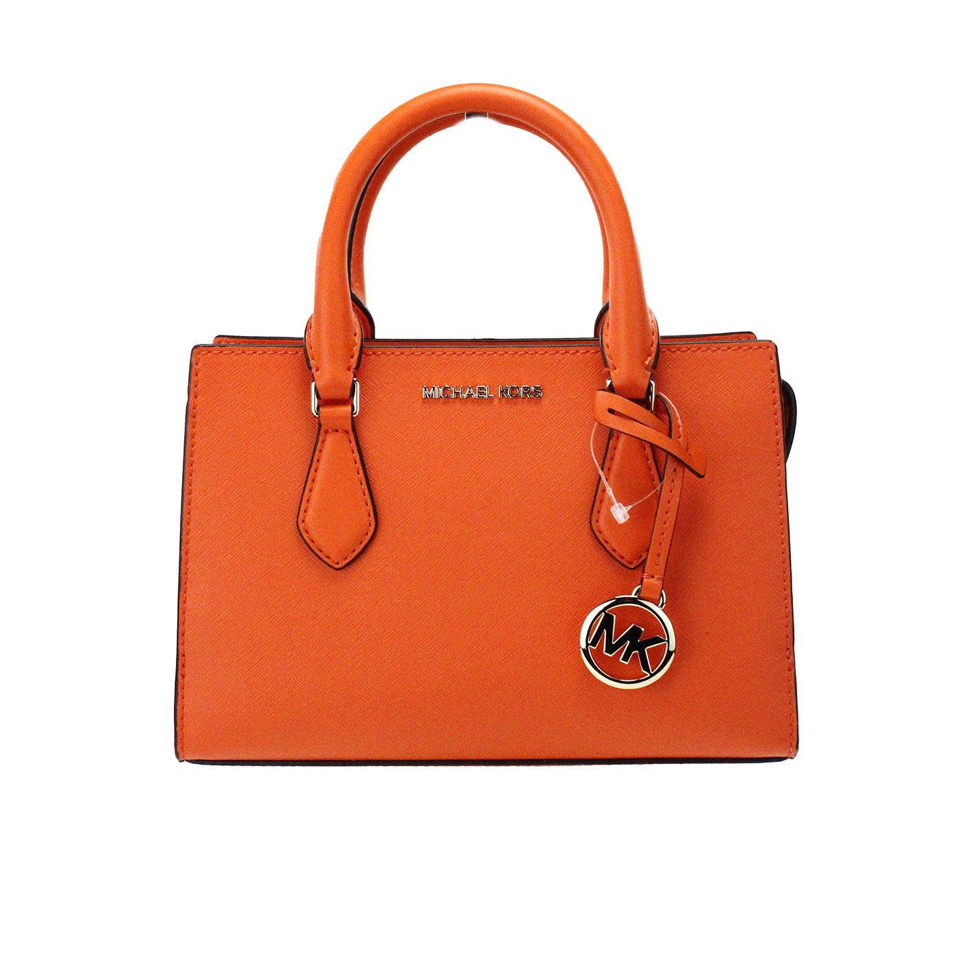 Michael Kors Sheila Small Poppy Vegan Leather Center Zip Satchel Purse Bag - DEA STILOSA MILANO