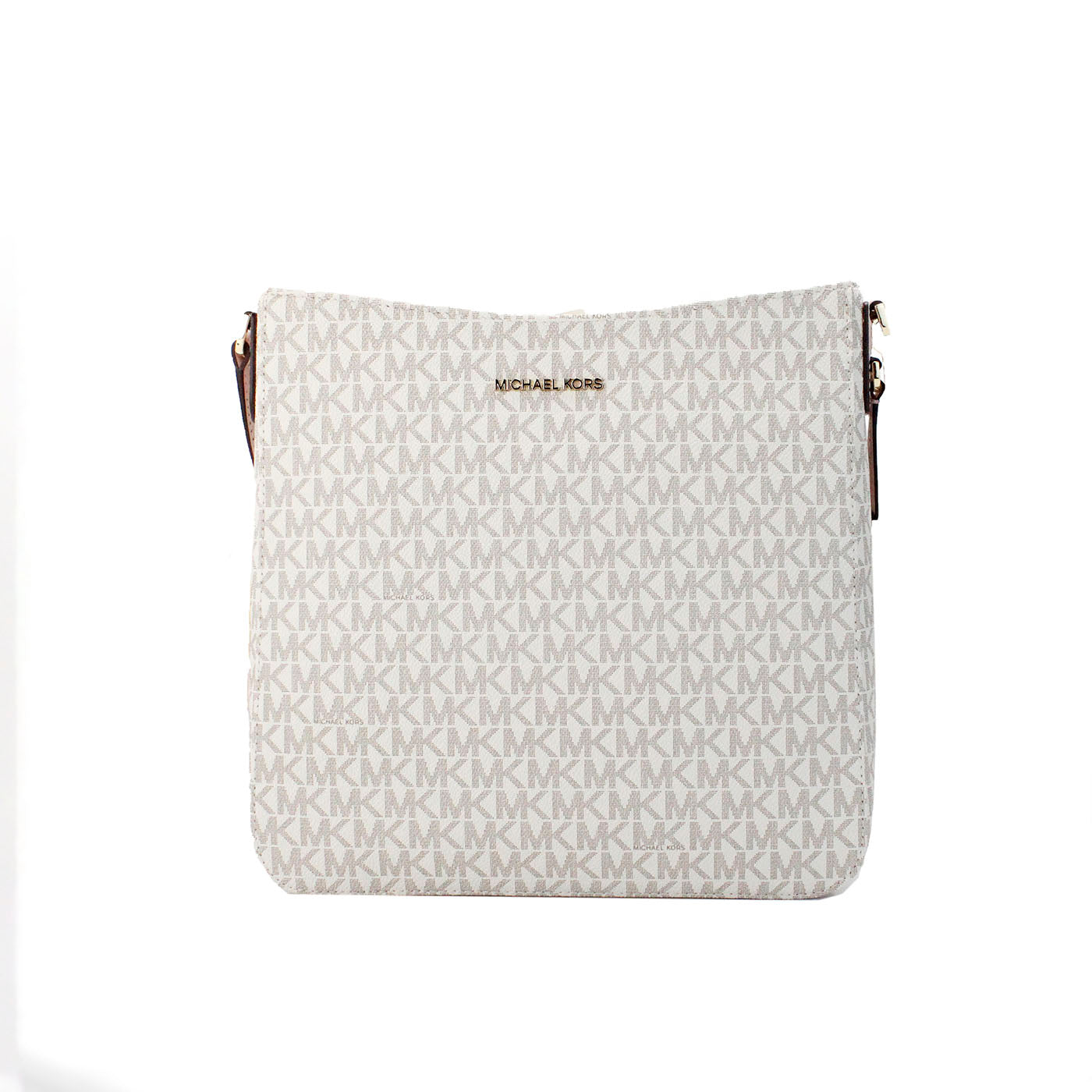 Michael Kors Jet Set Vanilla Pink Signature PVC Large Messenger Crossbody Bag - DEA STILOSA MILANO
