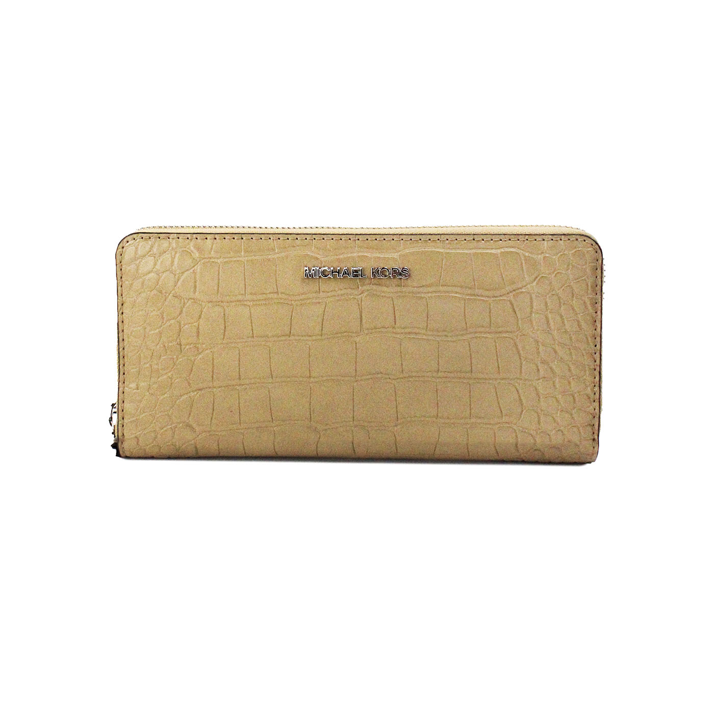 Michael Kors Jet Set Large Camel Animal Print Leather Continental Wrist Wallet - DEA STILOSA MILANO