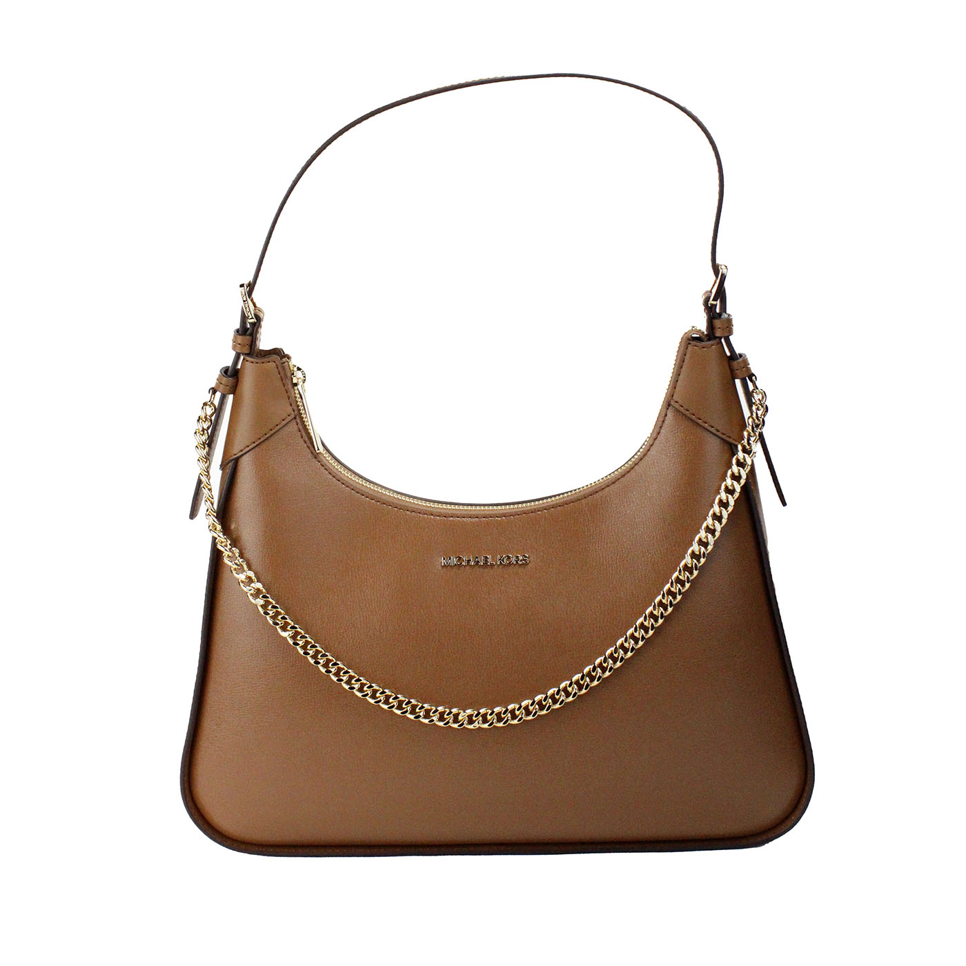 Michael Kors Wilma Large Luggage Smooth Leather Chain Shoulder Bag Purse - DEA STILOSA MILANO