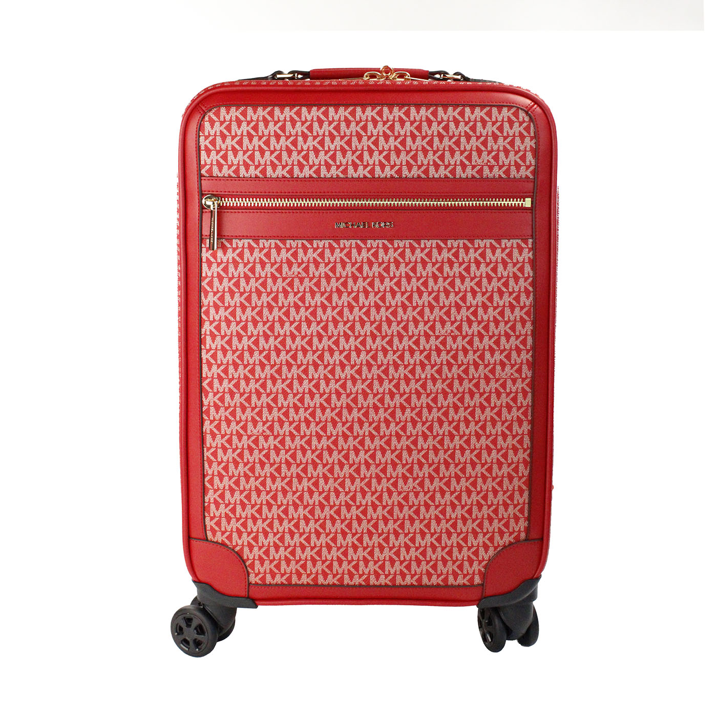 Michael Kors Travel Small Red Signature Trolley Rolling Suitcase Carry On Bag - DEA STILOSA MILANO