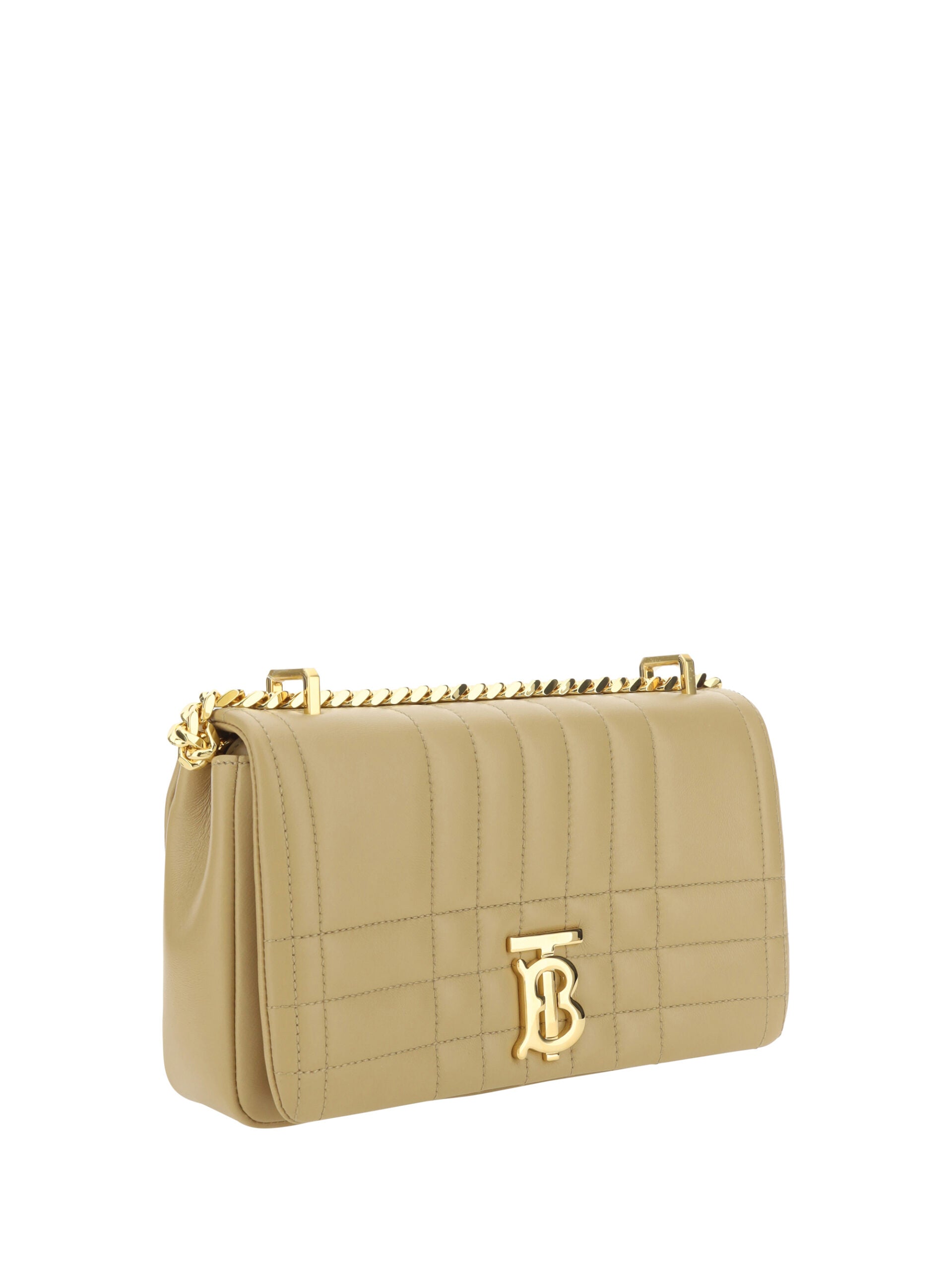 Burberry Oat Beige Leather Lola Shoulder Bag - DEA STILOSA MILANO