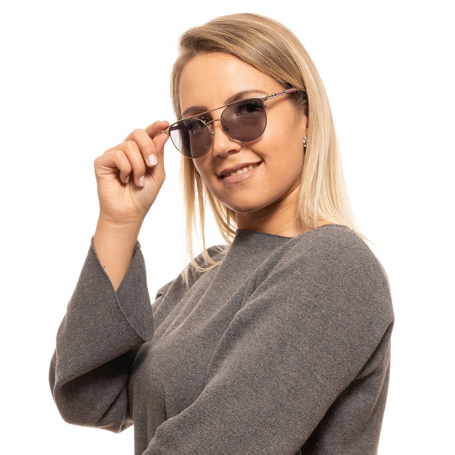 Carolina Herrera Silver Women Sunglasses - DEA STILOSA MILANO