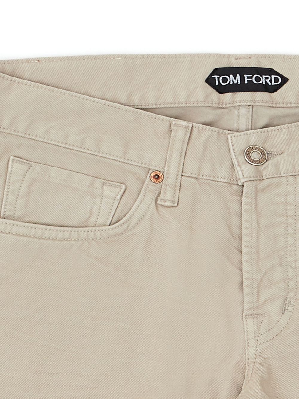 Tom Ford Beige Five Pockets Jeans Pants - DEA STILOSA MILANO