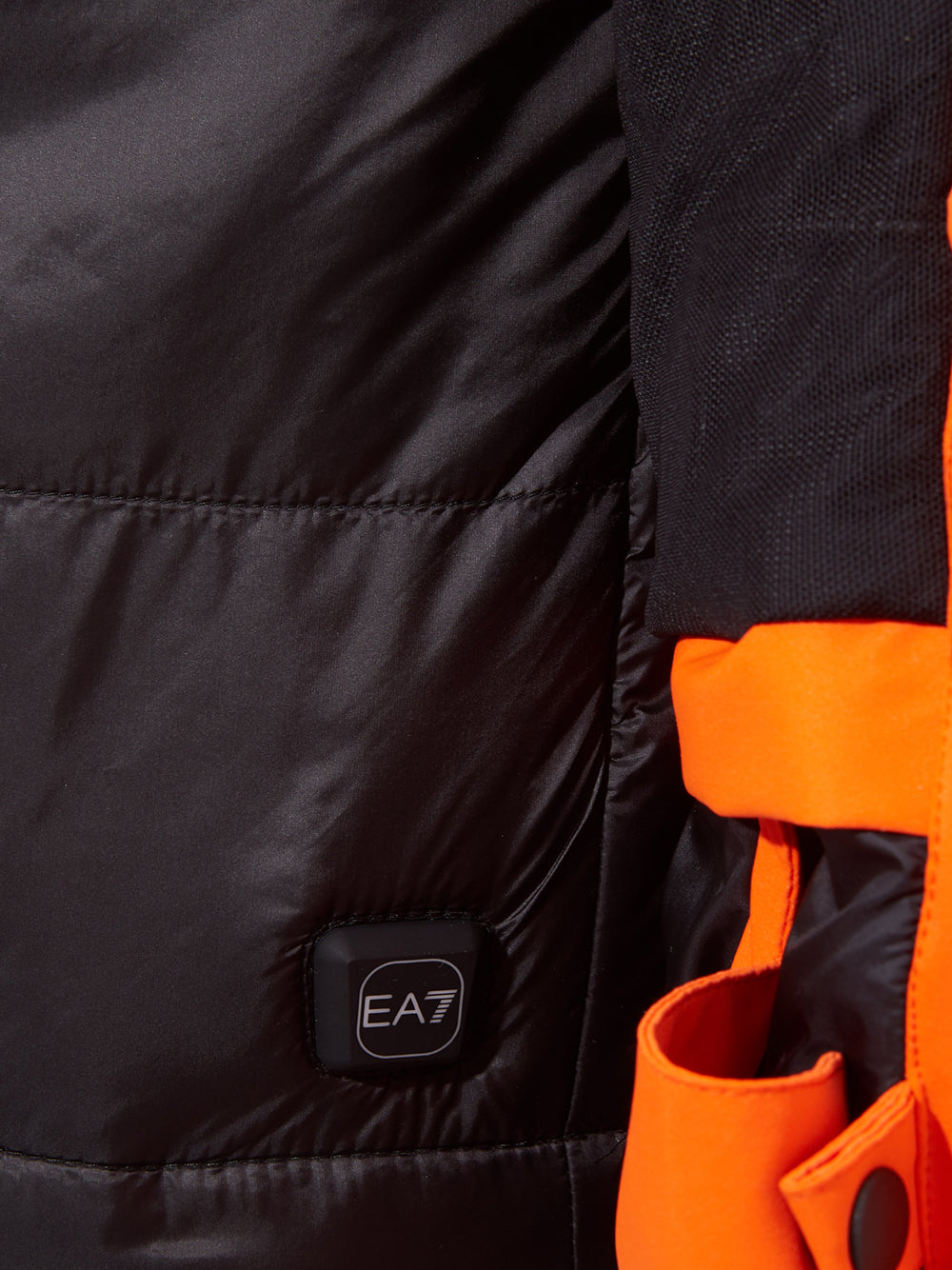 EA7 Emporio Armani Orange Winter Jacket with Removable Sleeveless vest - DEA STILOSA MILANO