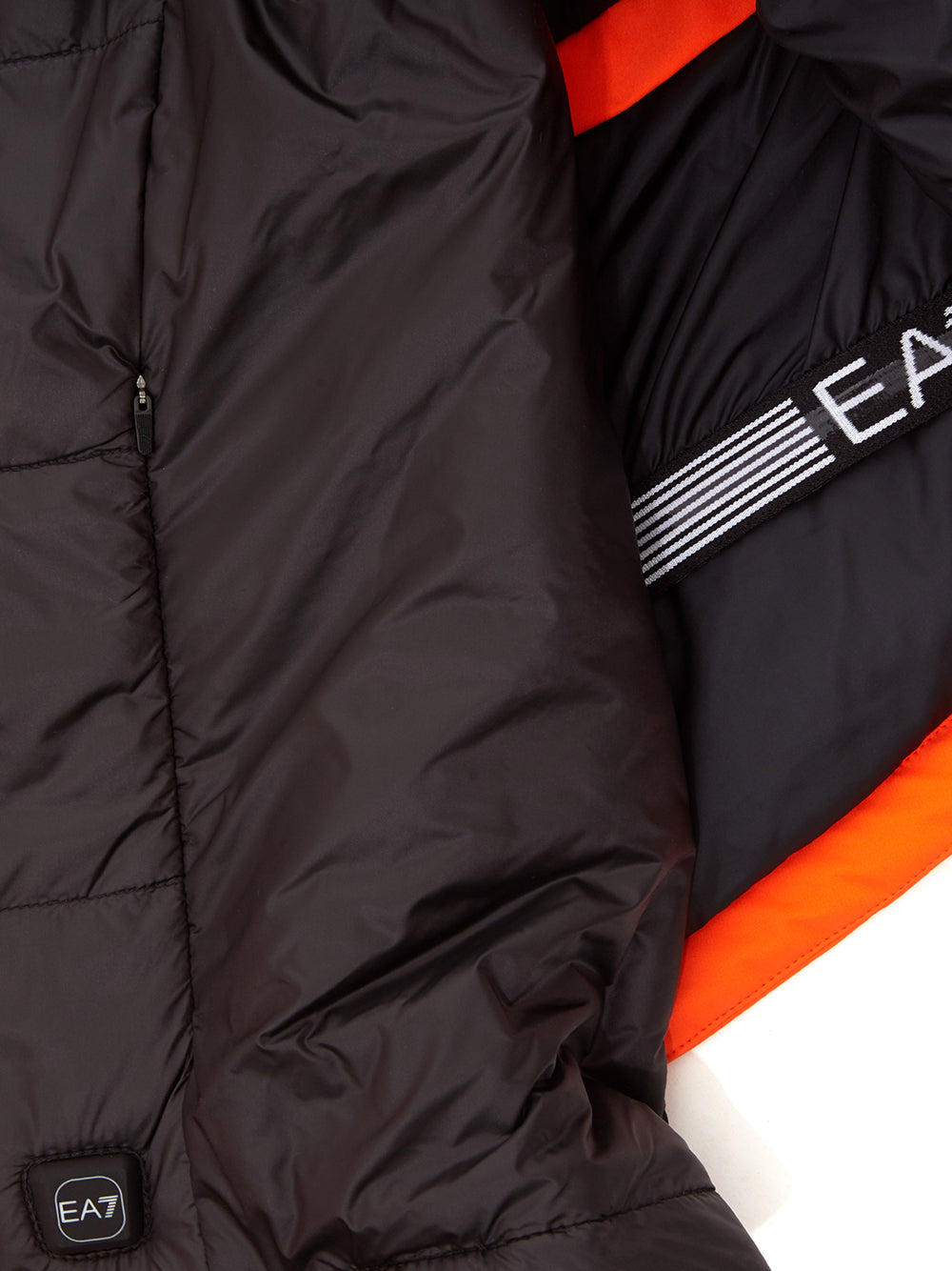 EA7 Emporio Armani Orange Winter Jacket with Removable Sleeveless vest - DEA STILOSA MILANO