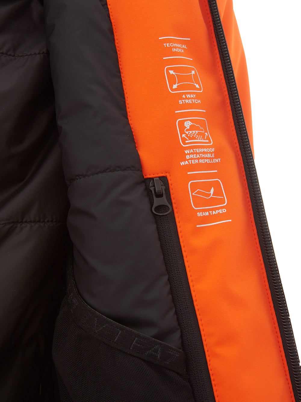 EA7 Emporio Armani Orange Winter Jacket with Removable Sleeveless vest - DEA STILOSA MILANO