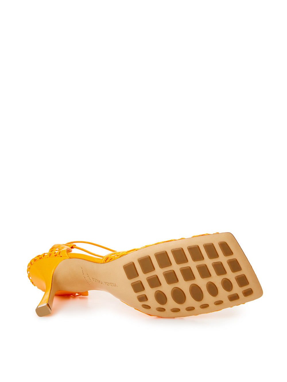 Bottega Veneta Orange Stretch Leather-trimmed Pumps - DEA STILOSA MILANO