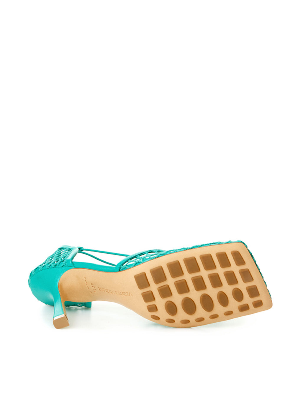 Bottega Veneta Green Stretch Leather-trimmed Pumps - DEA STILOSA MILANO