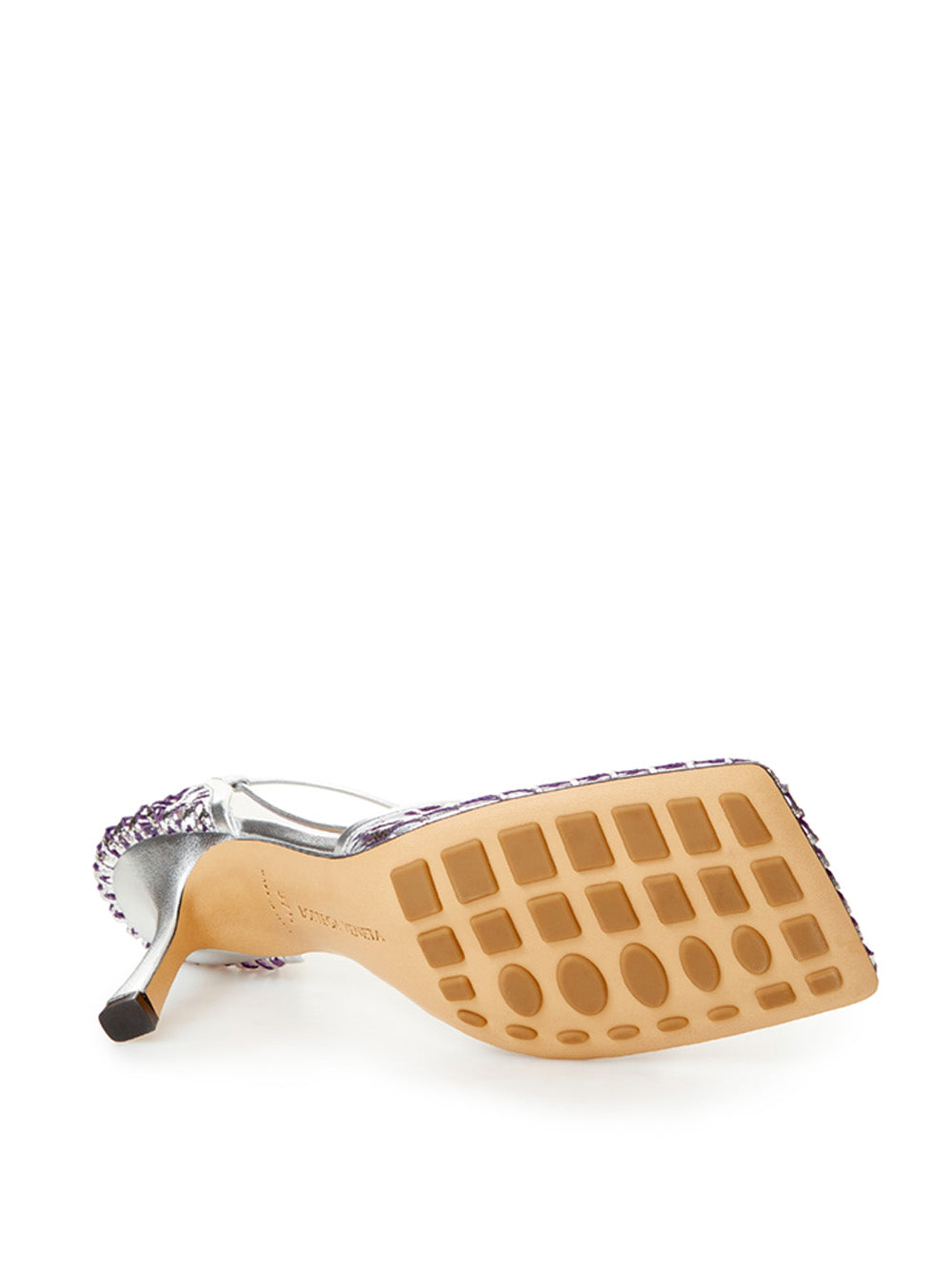 Bottega Veneta Silver Grey Stretch Leather-trimmed Pumps - DEA STILOSA MILANO