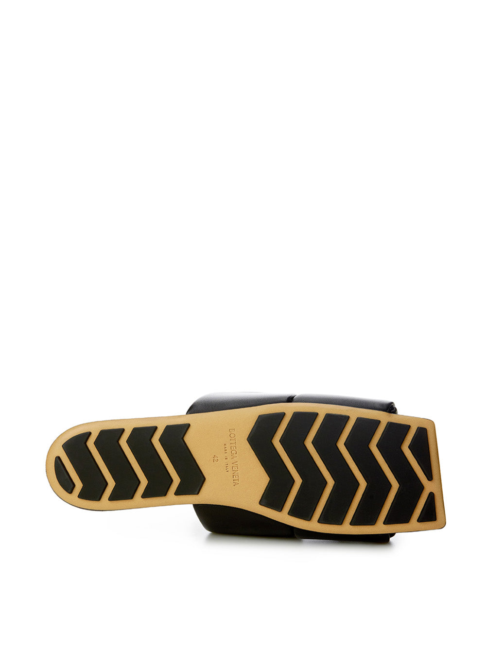 Bottega Veneta Black Leather Maxi Intreccio Mule - DEA STILOSA MILANO