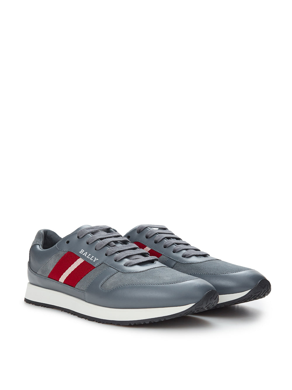 Bally Grey Suede Sprinter Sneakers - DEA STILOSA MILANO