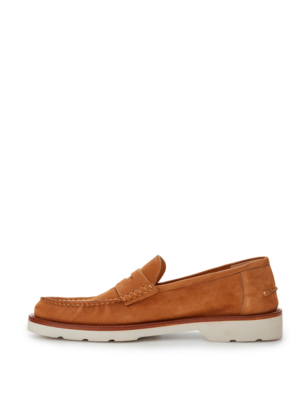 Bally Beige Hammered Leather Noah U/34 Loafer - DEA STILOSA MILANO