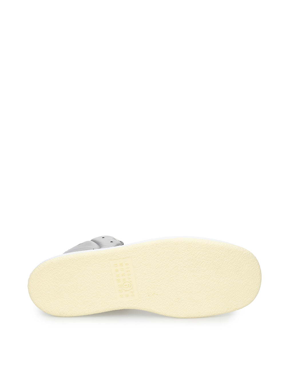 MM6 Maison Margiela Grey High-Top Fur Sneakers - DEA STILOSA MILANO