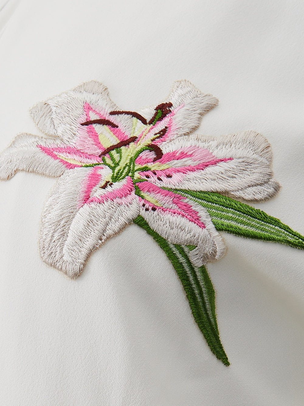 Dolce & Gabbana White Embroidered Zipped Sweatshirt - DEA STILOSA MILANO