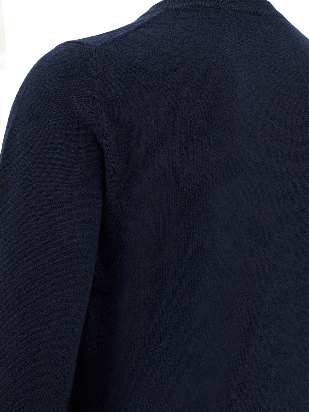 Valentino Basic Blue Cashmere Blend Round Neck Jumper - DEA STILOSA MILANO
