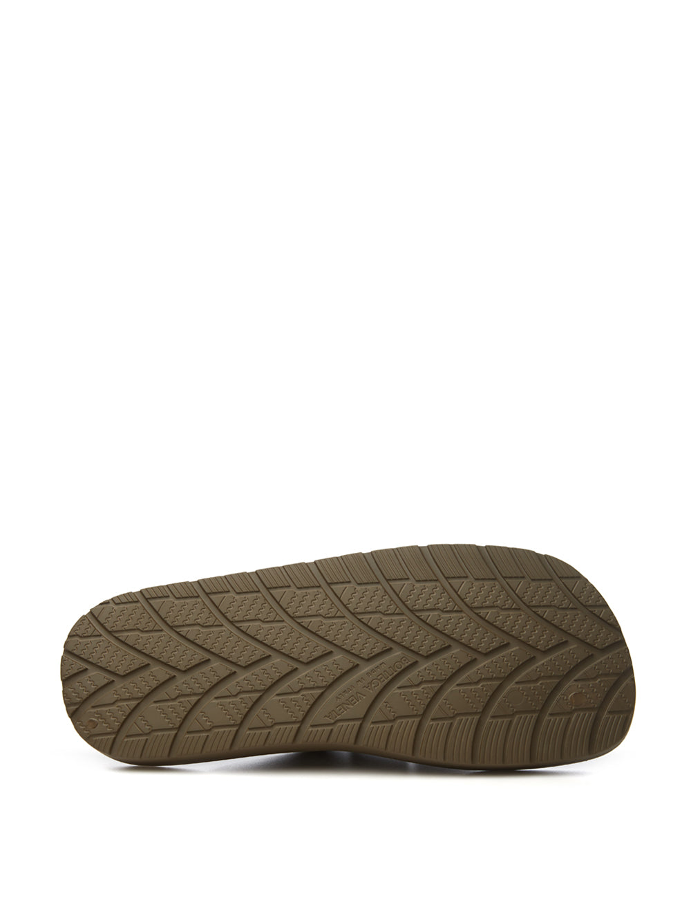 Bottega Veneta Rubber Kaki 'Flinston' Slipper - DEA STILOSA MILANO