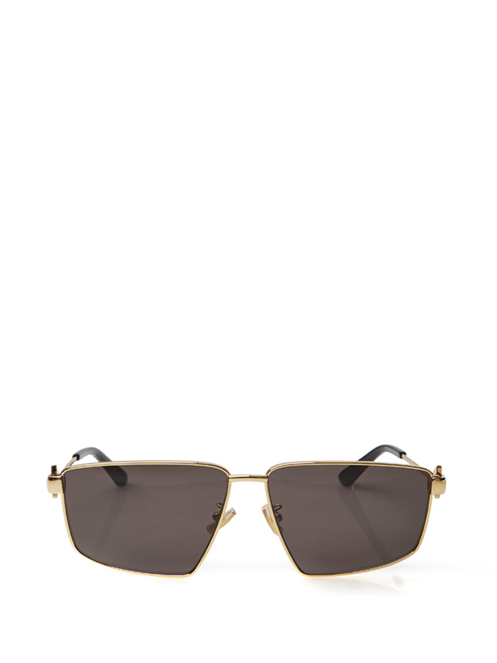 Bottega Veneta Squared Gold Metal Sunglasses - DEA STILOSA MILANO