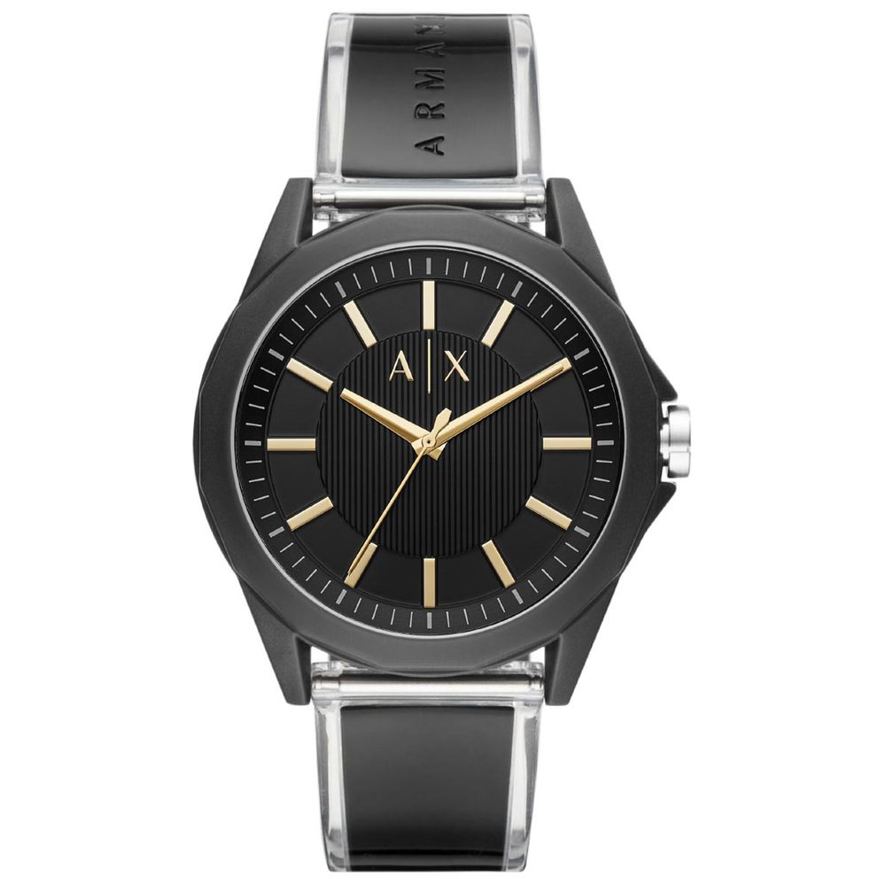 Armani Exchange Black Men Watch - DEA STILOSA MILANO