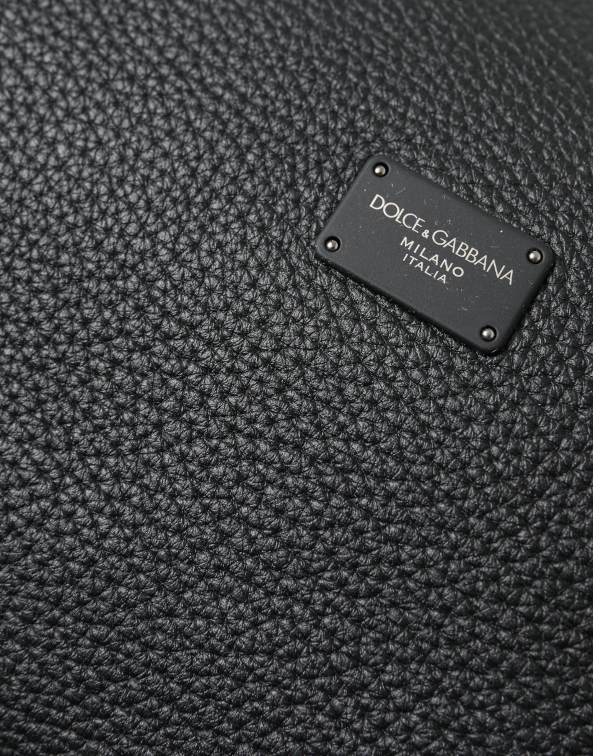 Dolce & Gabbana Black Leather Chain Strap Baguette Shoulder Bag - DEA STILOSA MILANO