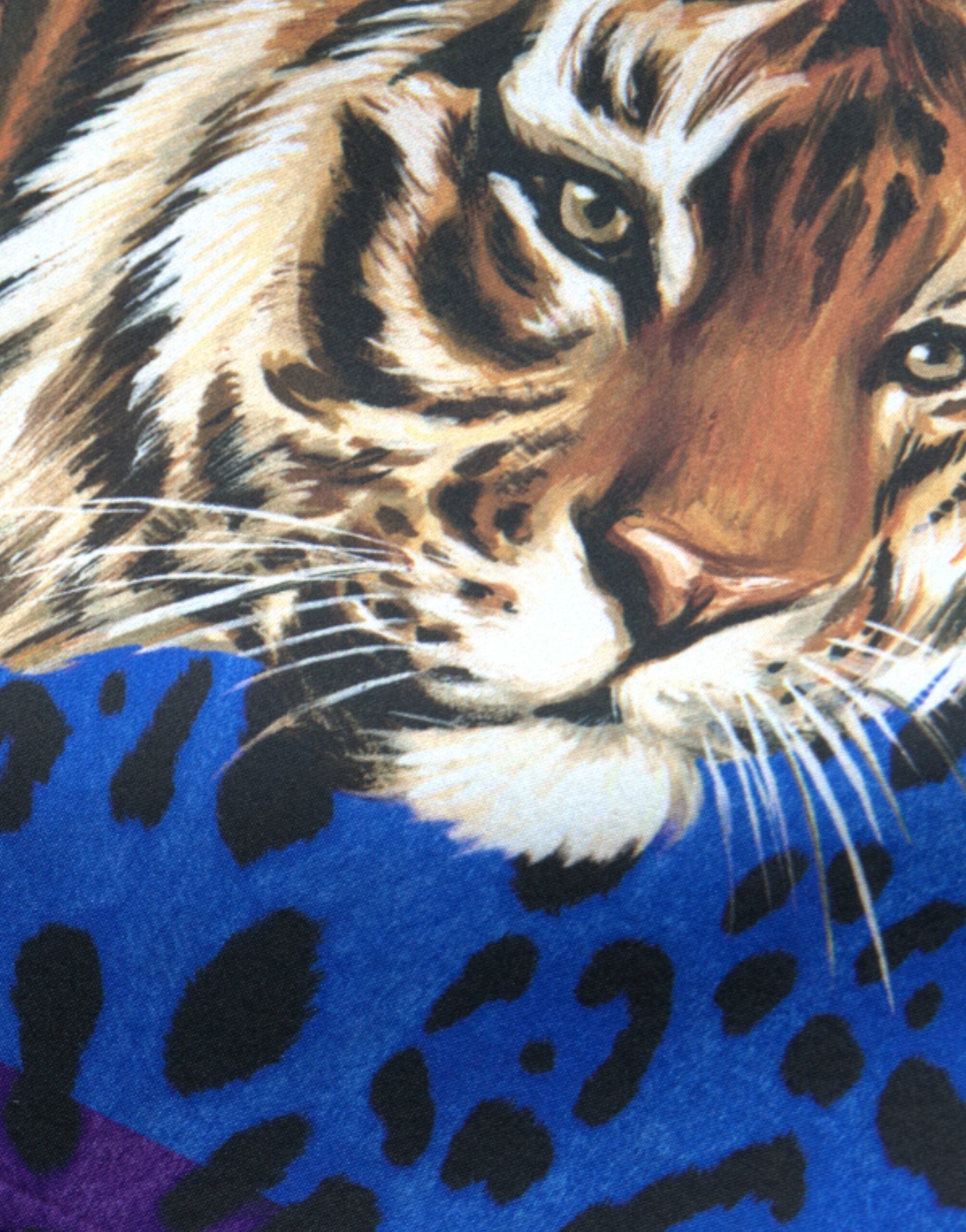 Dolce & Gabbana Black Blue Leopard Print Trouser Jogger Pants - DEA STILOSA MILANO