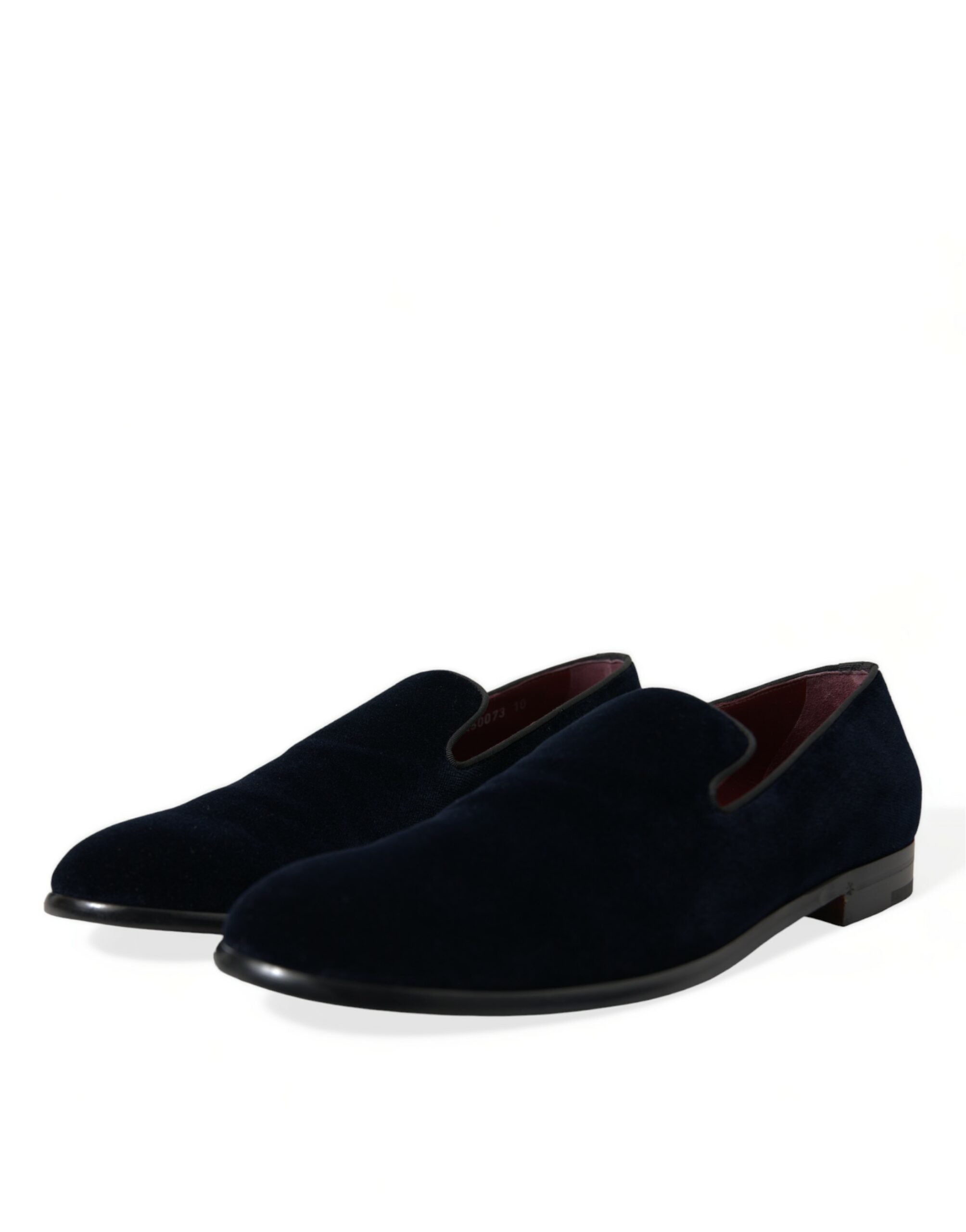 Dolce & Gabbana Black Velvet Loafers Formal Dress Shoes - DEA STILOSA MILANO