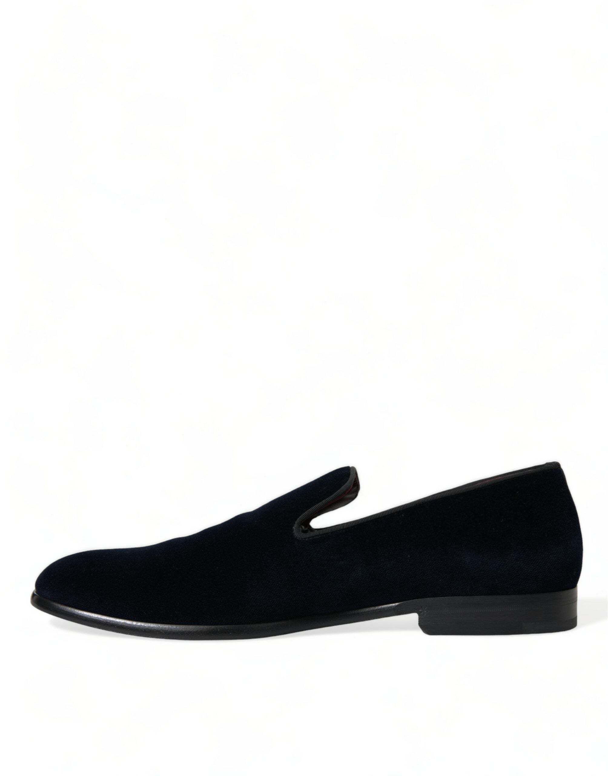 Dolce & Gabbana Black Velvet Loafers Formal Dress Shoes - DEA STILOSA MILANO