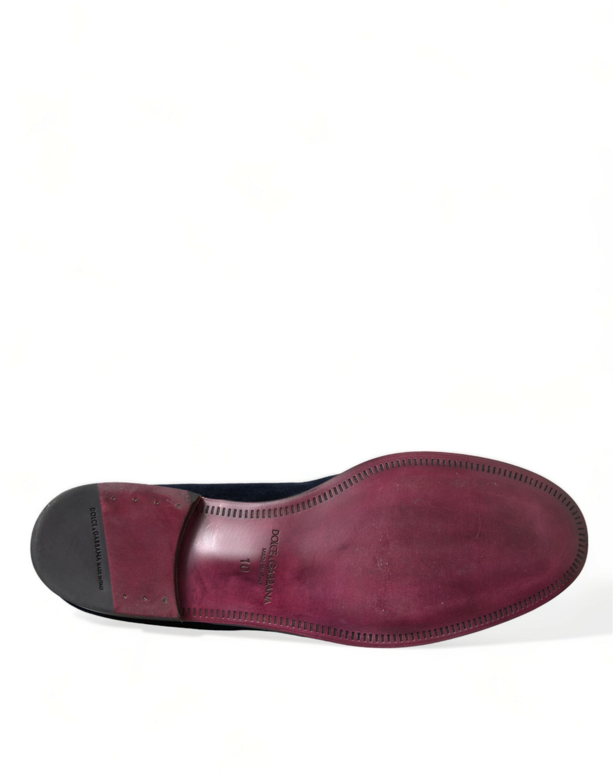 Dolce & Gabbana Black Velvet Loafers Formal Dress Shoes - DEA STILOSA MILANO