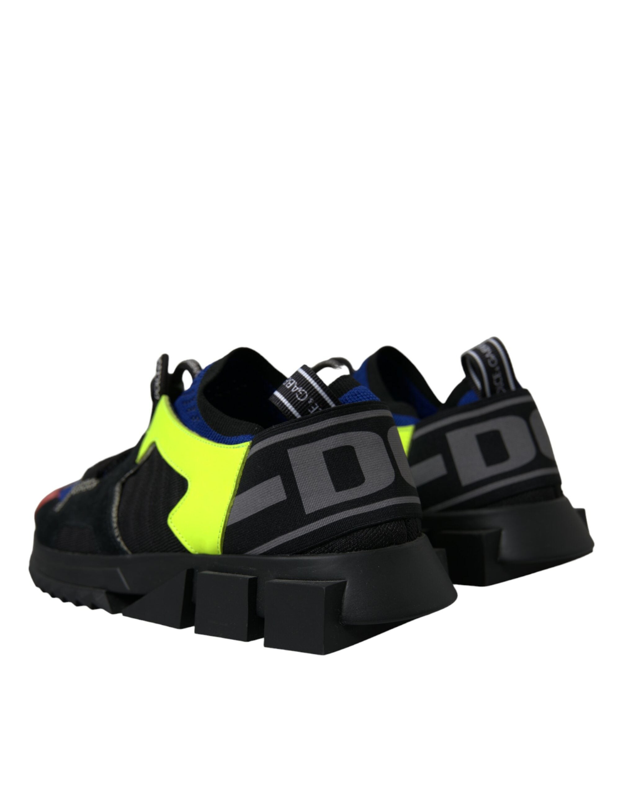 Dolce & Gabbana Multicolor Sorrento Lace Up Men Sneakers Shoes - DEA STILOSA MILANO