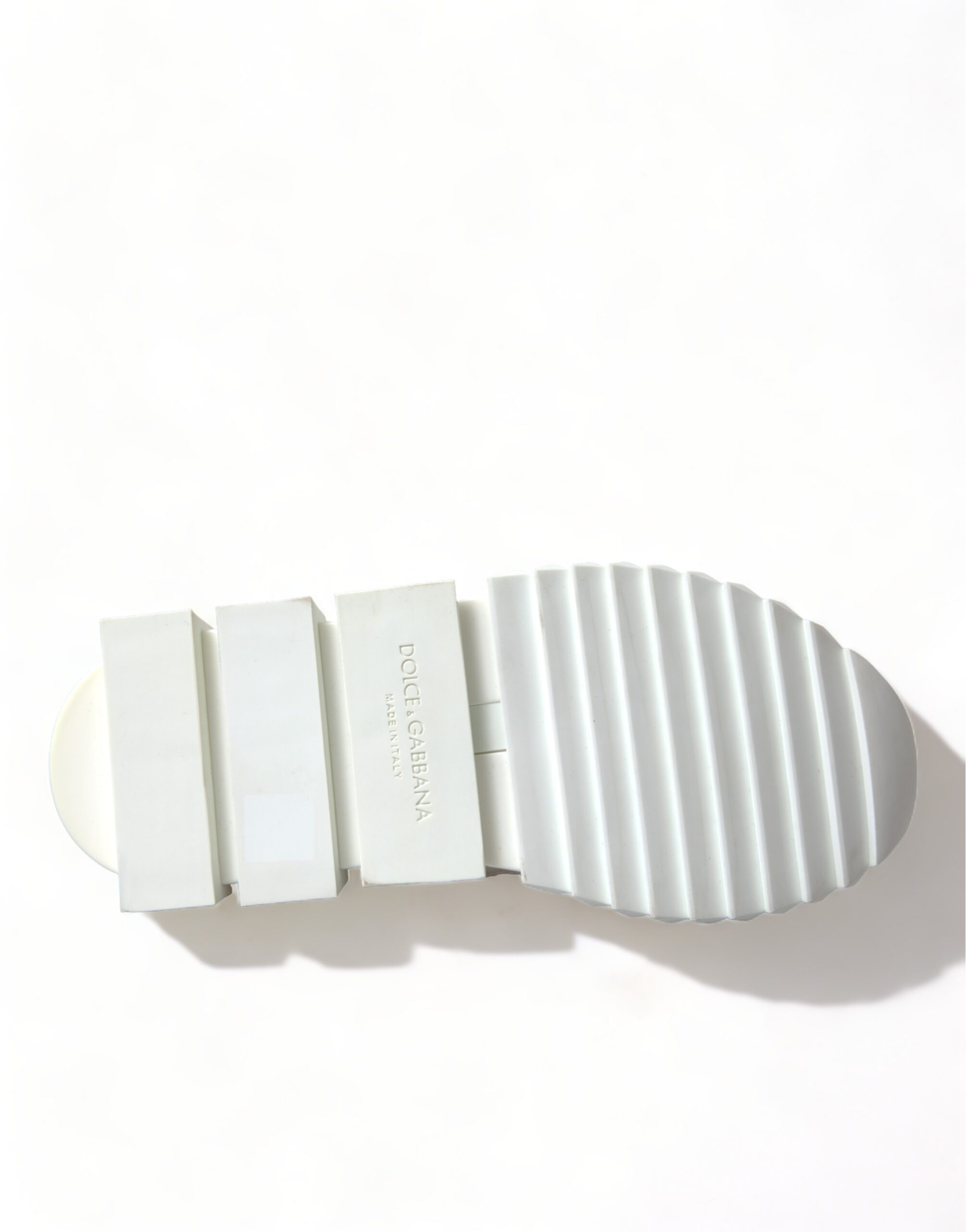 Dolce & Gabbana White Beige Sorrento Socks Sneakers Shoes - DEA STILOSA MILANO