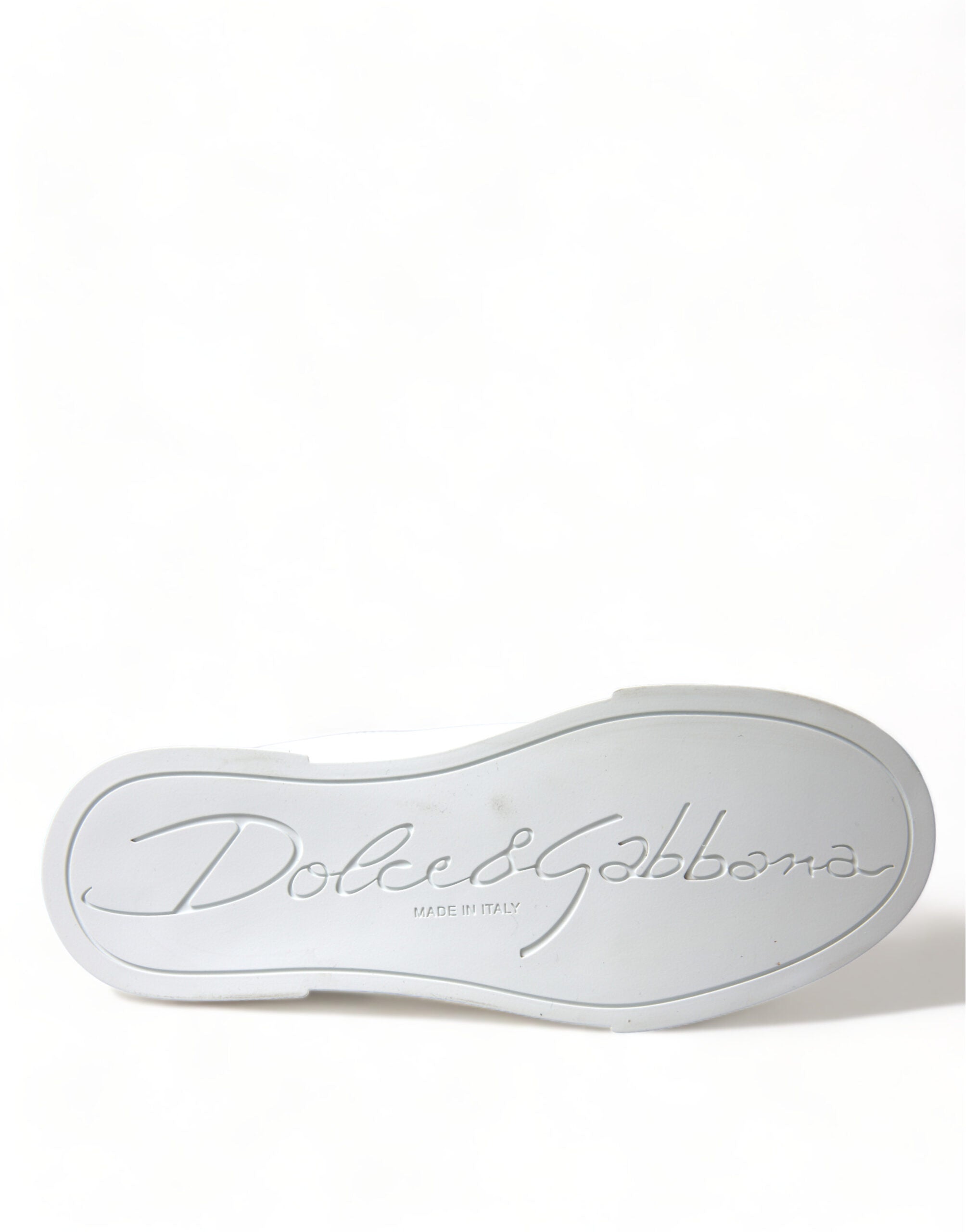 Dolce & Gabbana White Love Patch Portofino Classic Sneakers Shoes - DEA STILOSA MILANO