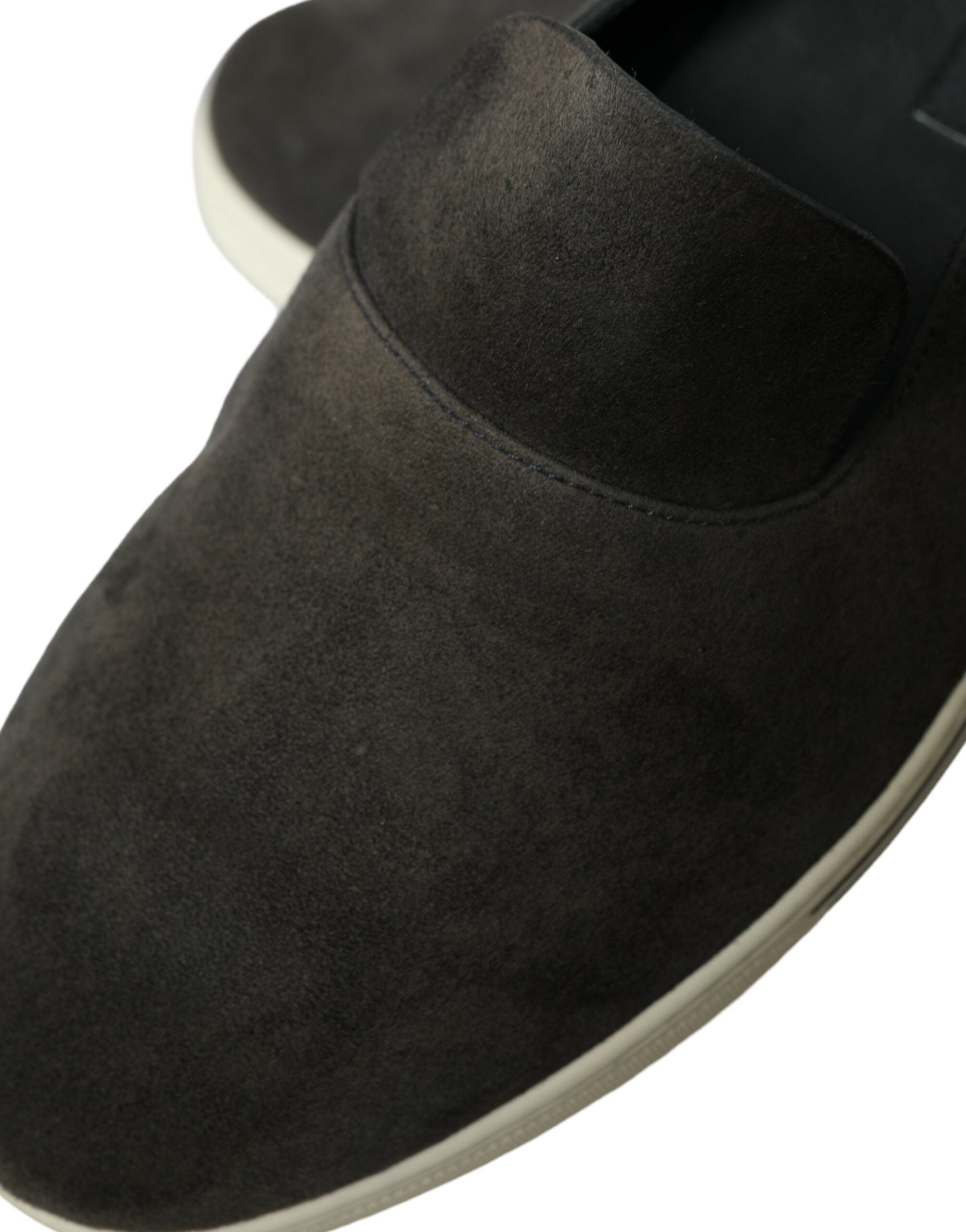 Dolce & Gabbana Blue Suede Caiman Men Loafers Slippers Shoes - DEA STILOSA MILANO