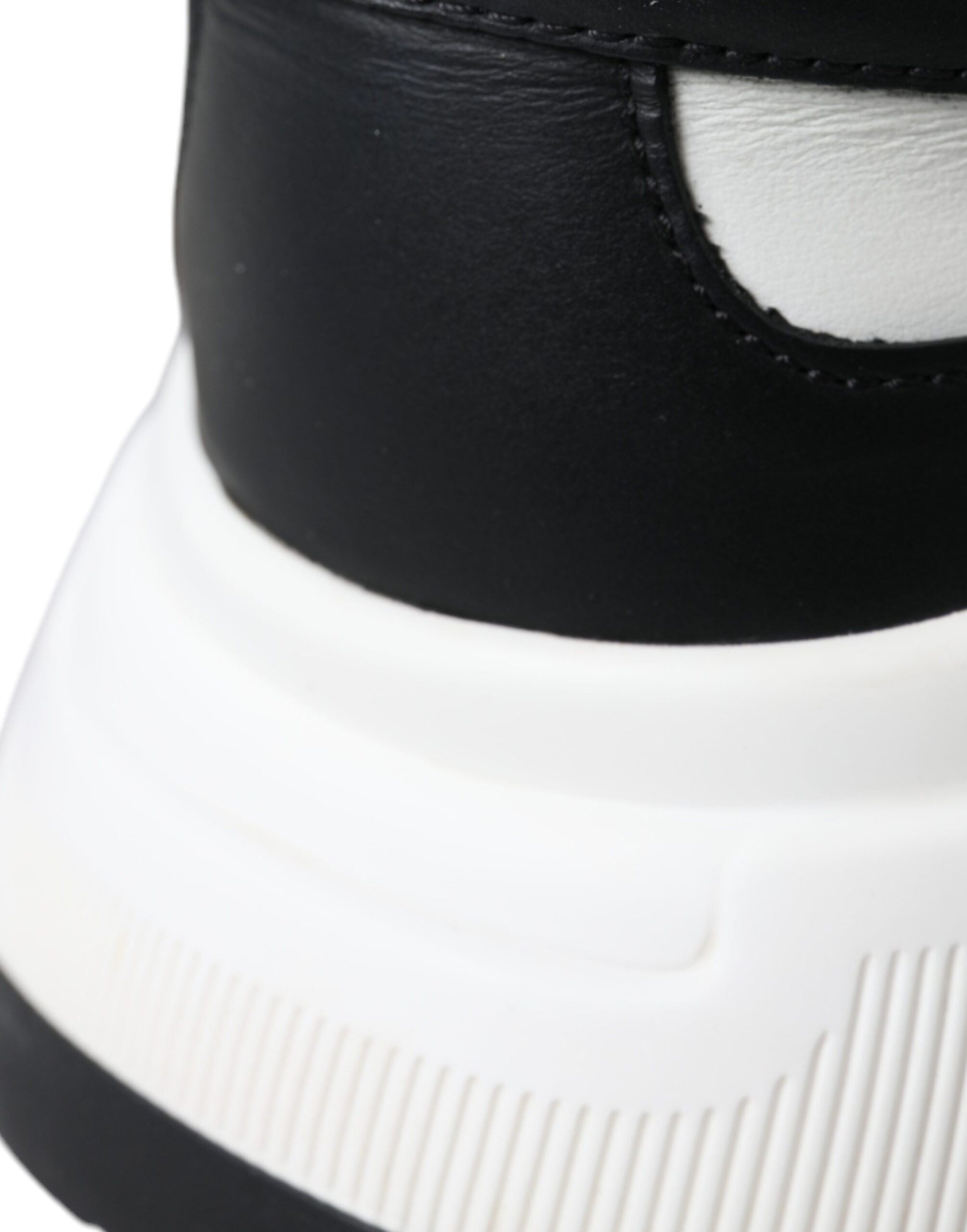 Dolce & Gabbana White Black Low Top Daymaster Sneakers Shoes - DEA STILOSA MILANO