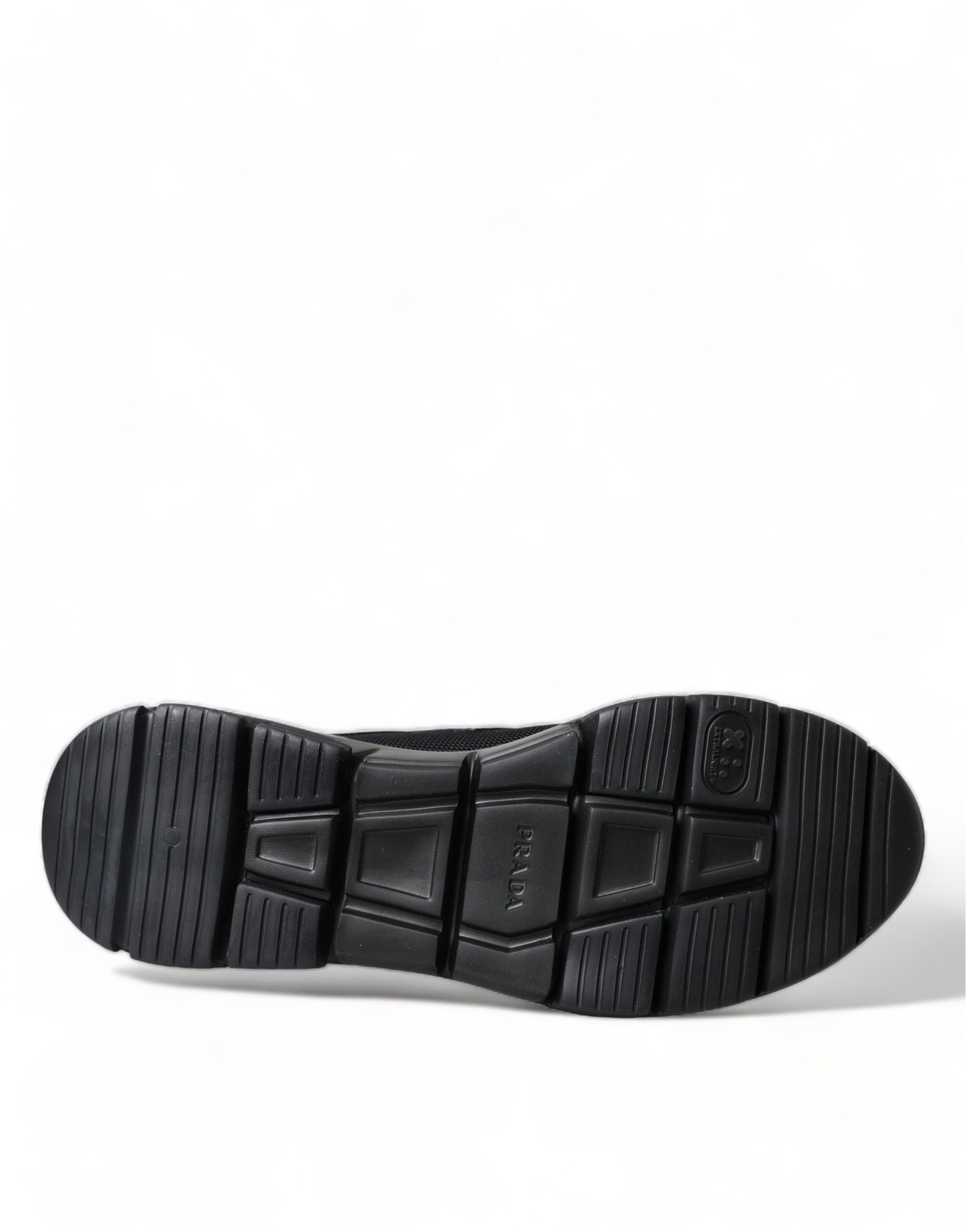 Prada Black Mesh Panel Low Top Twist Trainers Sneakers Shoes - DEA STILOSA MILANO
