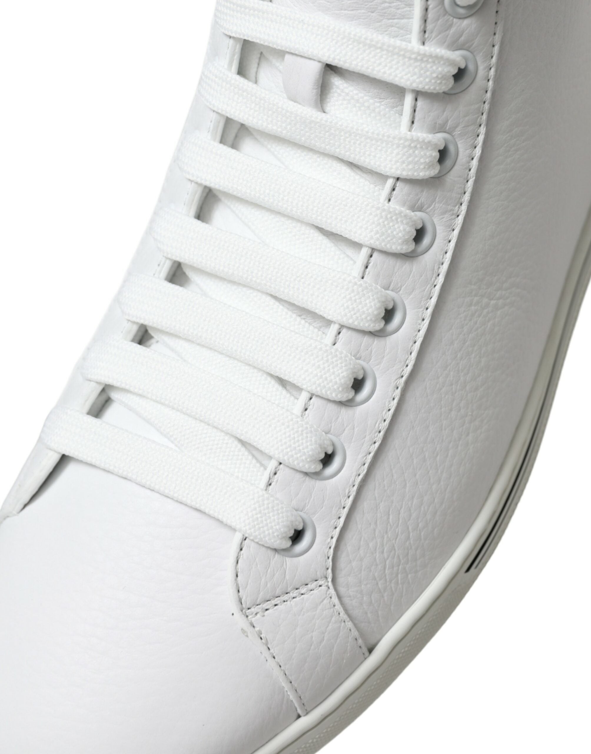 Dolce & Gabbana White Saint Tropez High Top Men Sneakers Shoes - DEA STILOSA MILANO