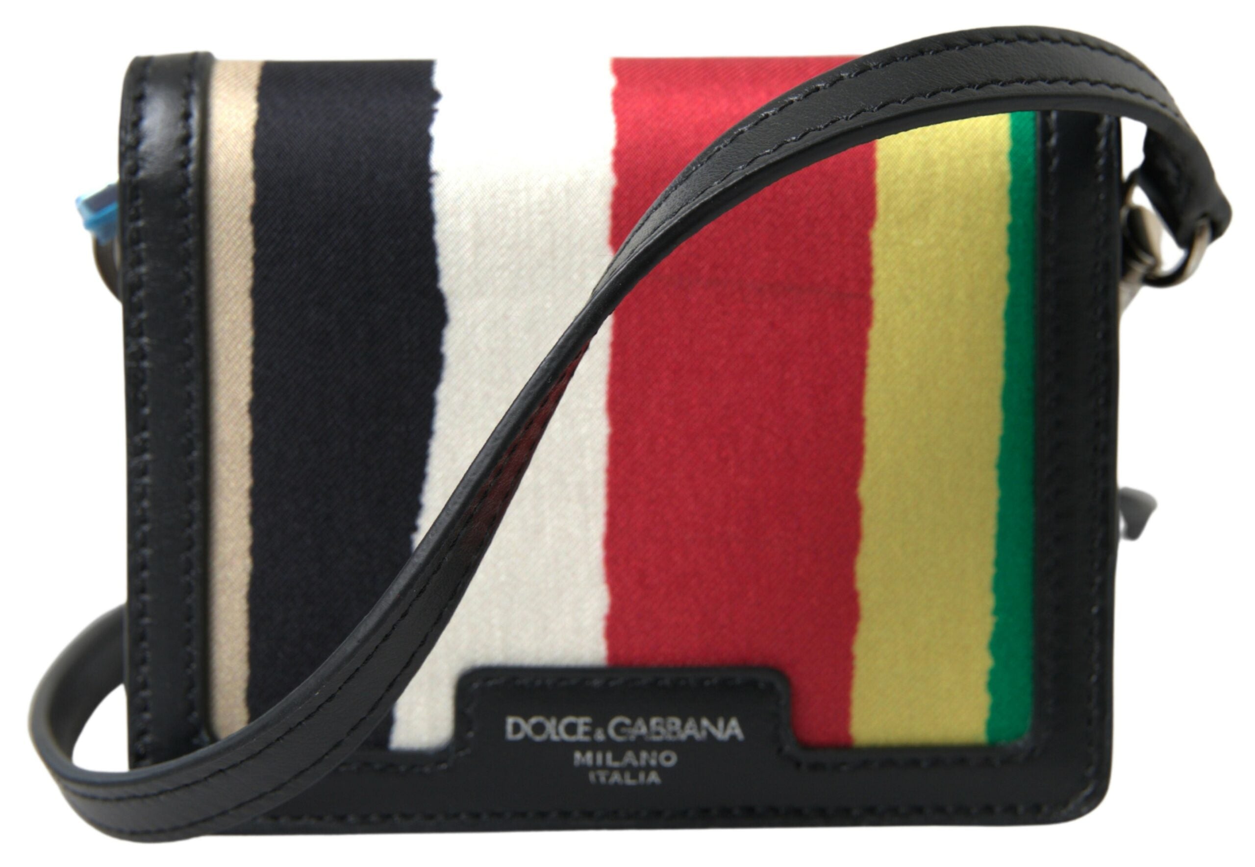 Dolce & Gabbana Multicolor Leather Shoulder Strap Card Holder Wallet - DEA STILOSA MILANO