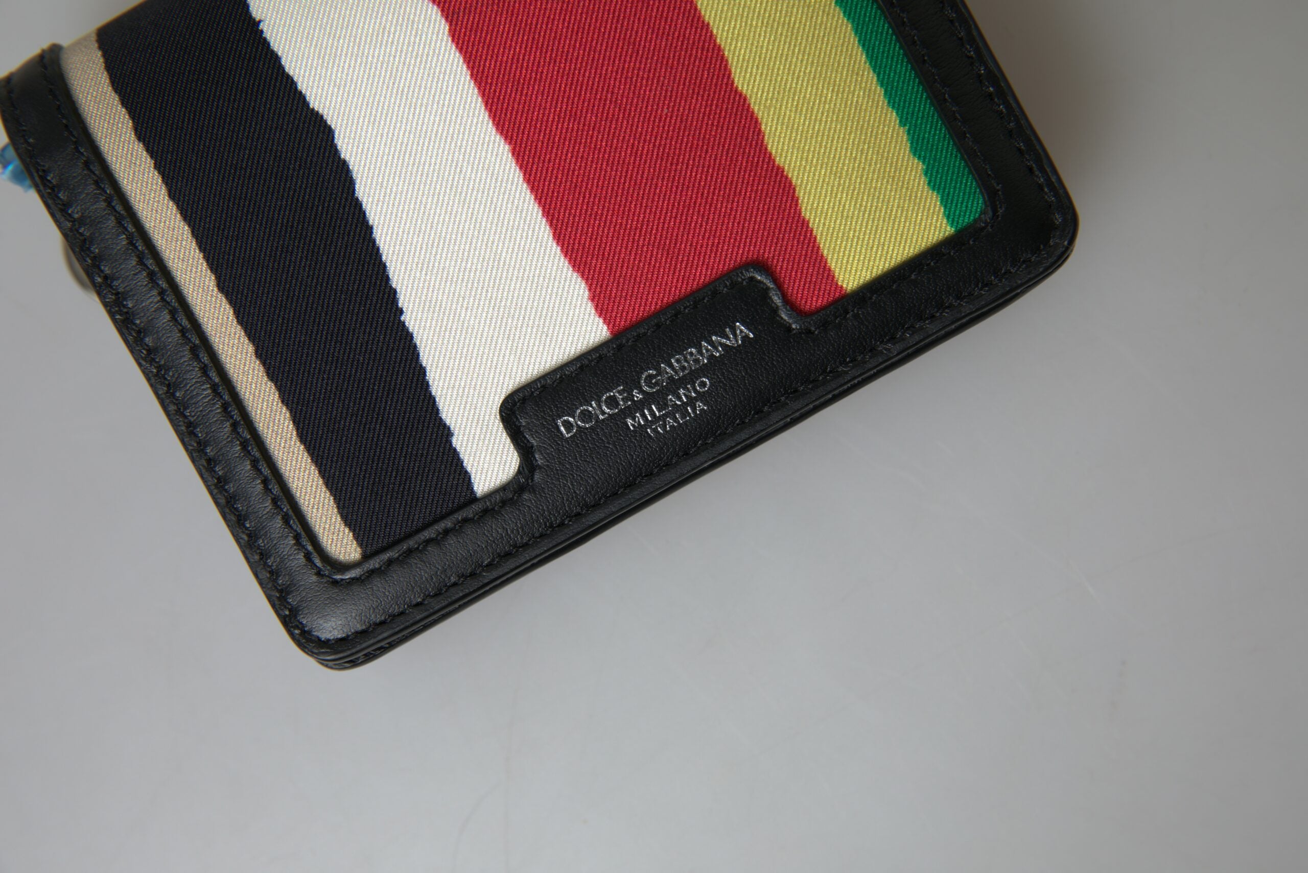 Dolce & Gabbana Multicolor Leather Shoulder Strap Card Holder Wallet - DEA STILOSA MILANO