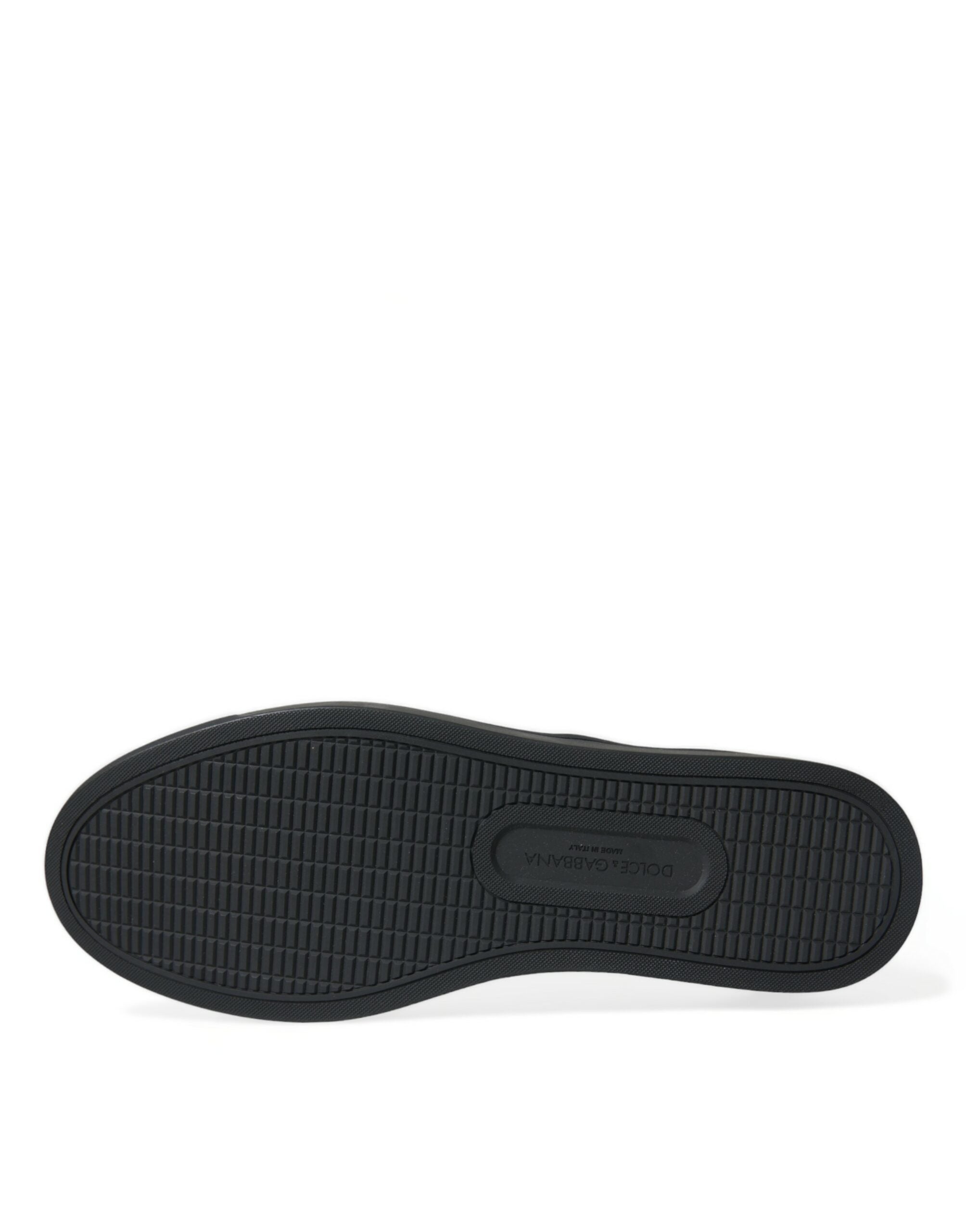 Dolce & Gabbana Brown Leopard Pony Hair Leather Sneakers Shoes - DEA STILOSA MILANO