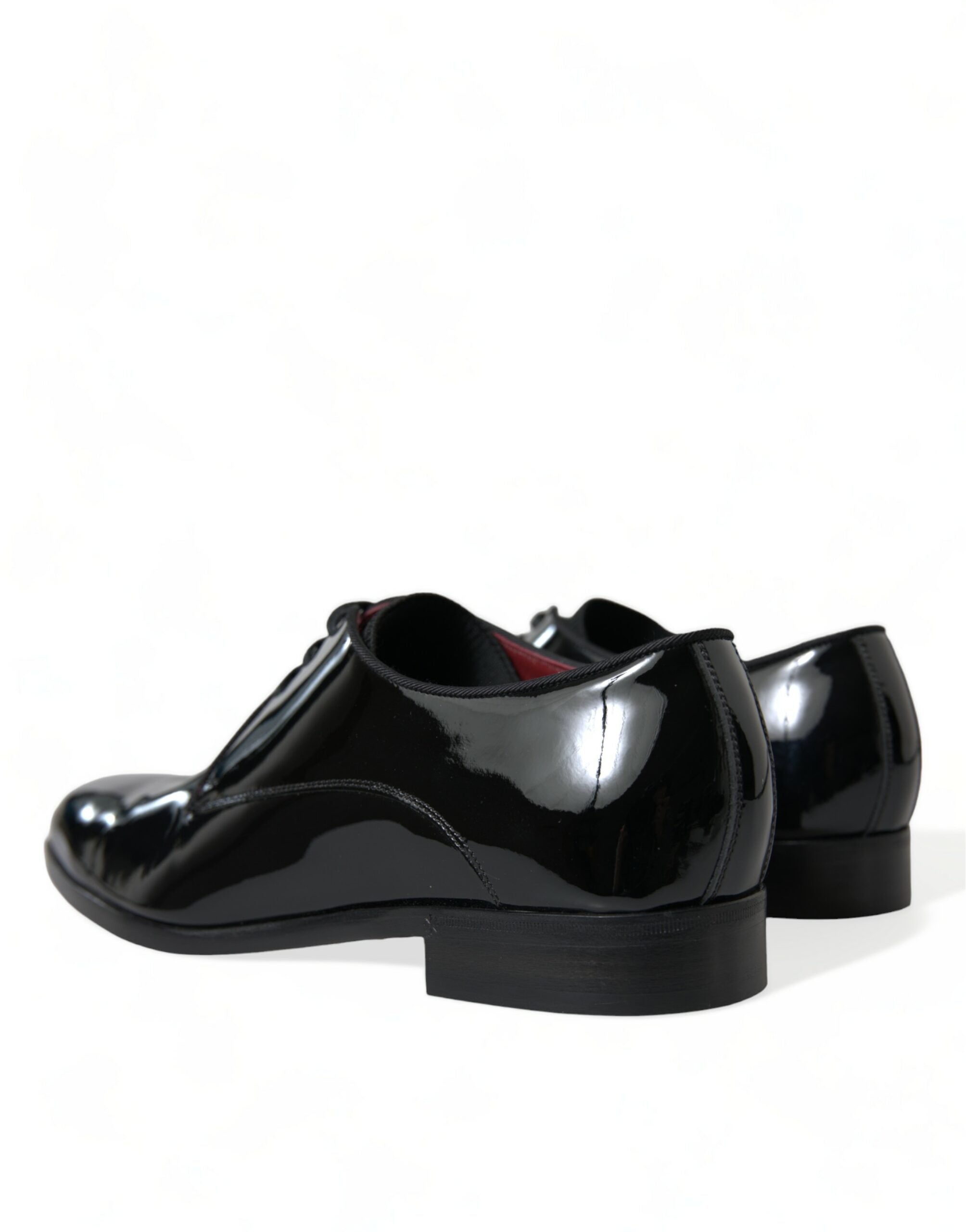 Dolce & Gabbana Black Calfskin Leather Derby Dress Shoes - DEA STILOSA MILANO