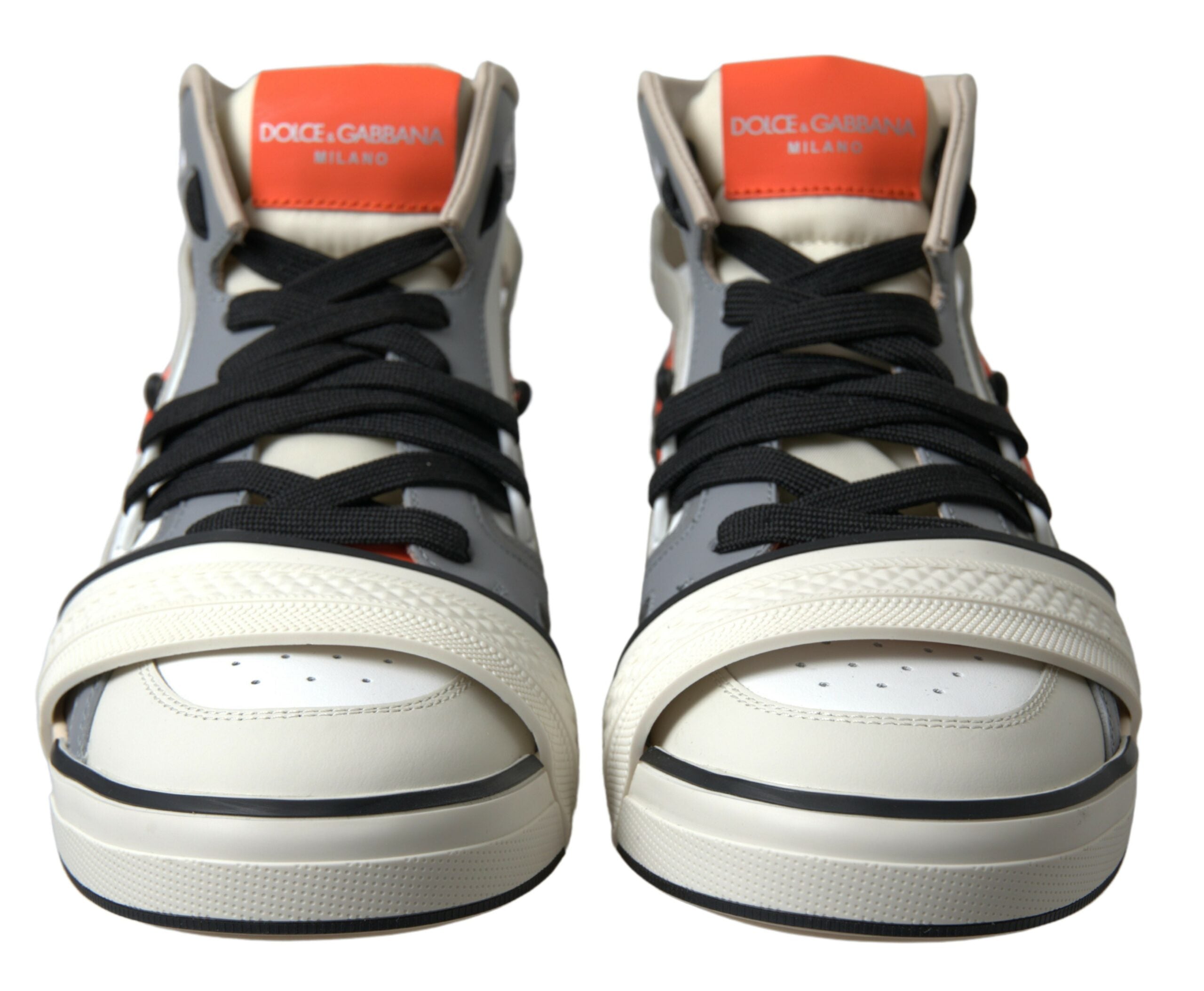 Dolce & Gabbana Multicolor Leather High Top Sneakers Shoes - DEA STILOSA MILANO